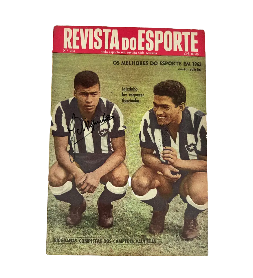 announcements/005db9aa-edbe-426b-933f-b9c0e0f7971a/1790102170240-revista-do-esporte-autografada-por-garrincha-e-jairzinho-1.webp