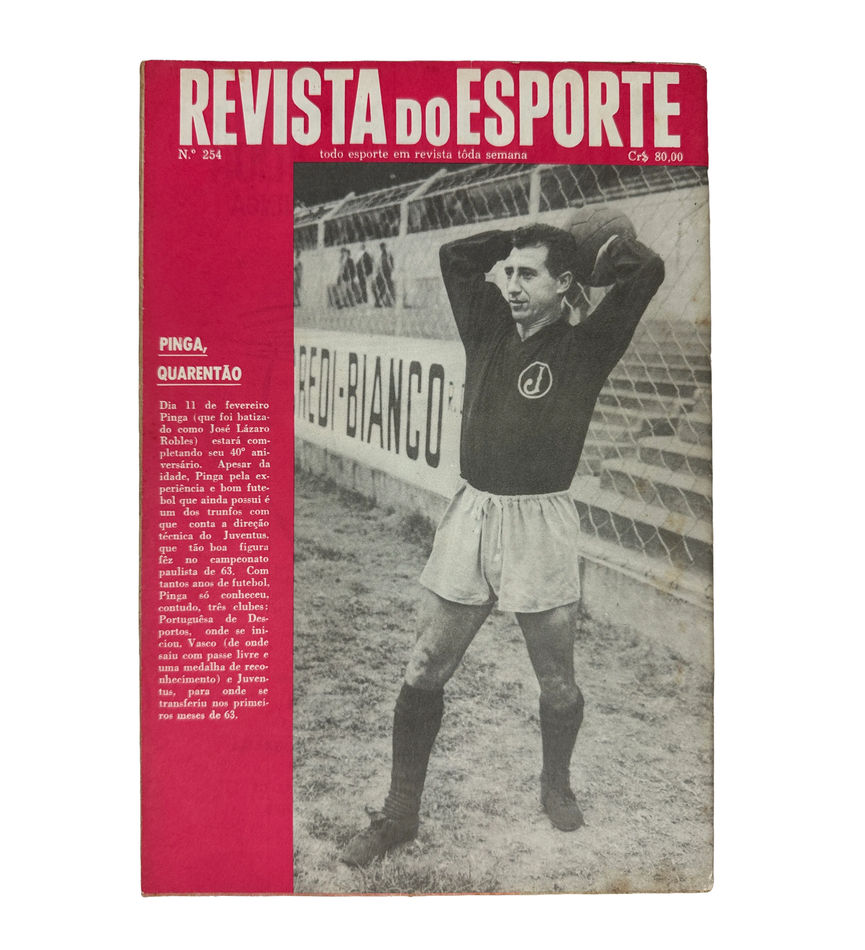 Revista do Esporte No. 254 January 1963 Signed by Idols Garrincha and Jairzinho — imagem 2 de 3