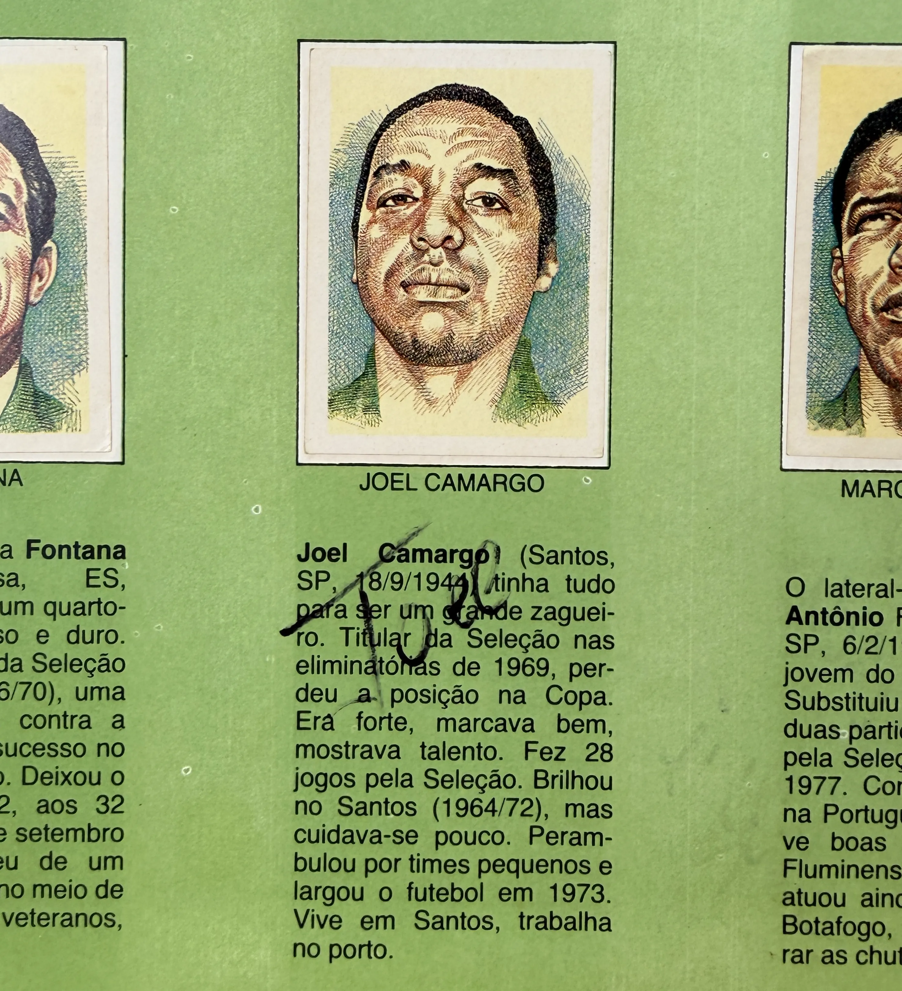 Álbum "Heróis do Tri" de 1988, completo y autografiado por Pelé, Rivellino, Tostão, Gérson y otras leyendas — imagem 3 de 11