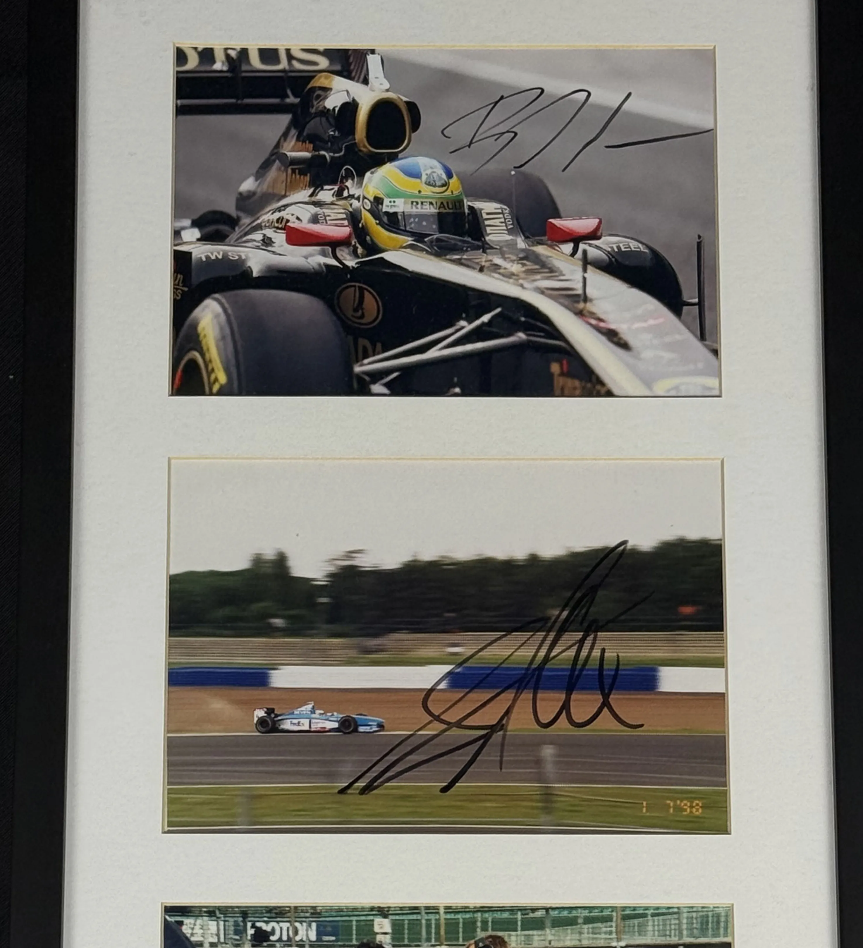 Formula Stories Frame - Bruno Senna, Derek Bell, Juan Pablo Montoya, Alexander Wurz, Mark Webber - Signed by All — imagem 3 de 3