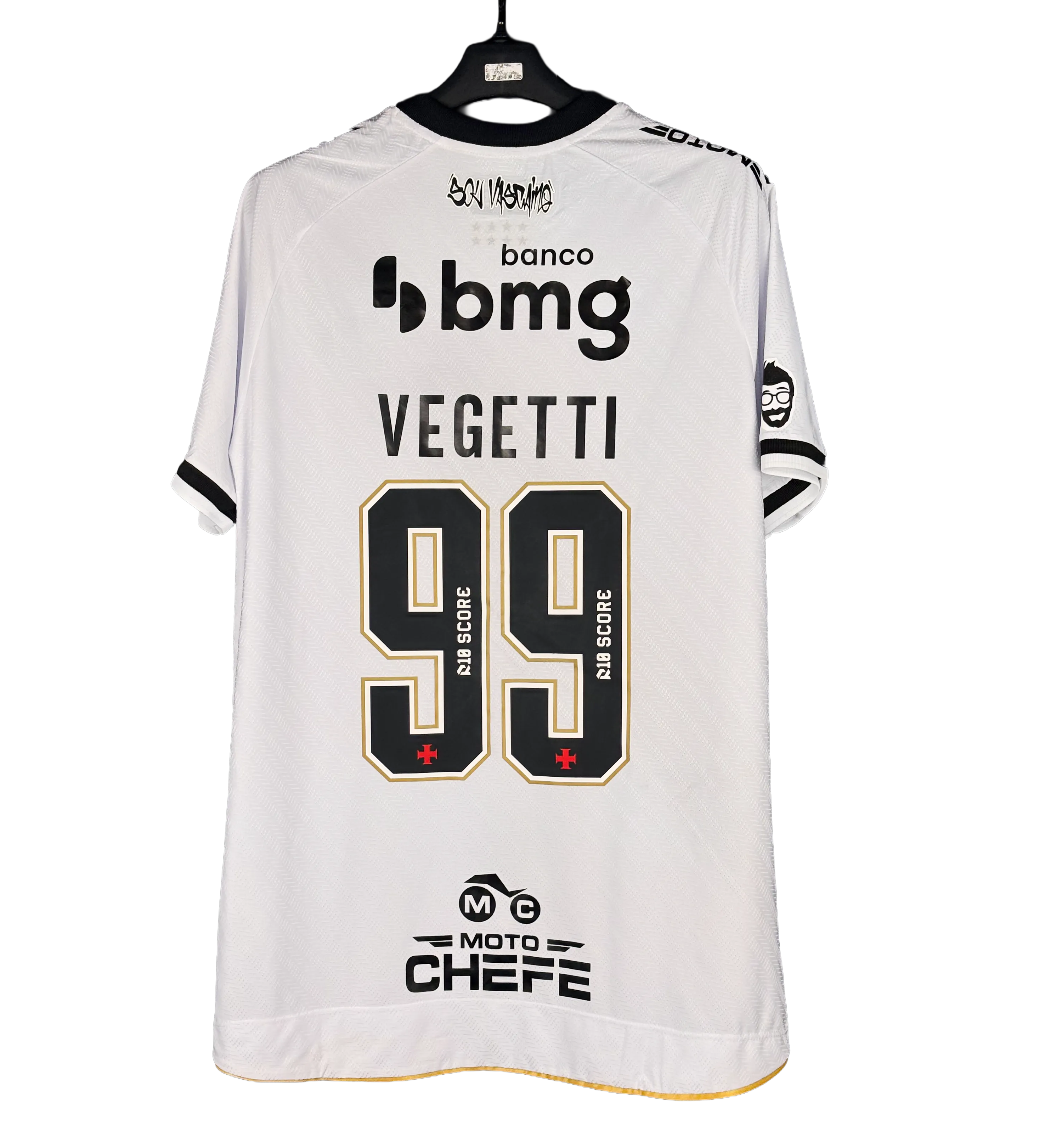 Club de Regatas Vasco da Gama Jersey – Pablo Vegetti #99 – 2025 Brazilian Championship – Match Prepared – Signed by Player — imagem 2 de 2