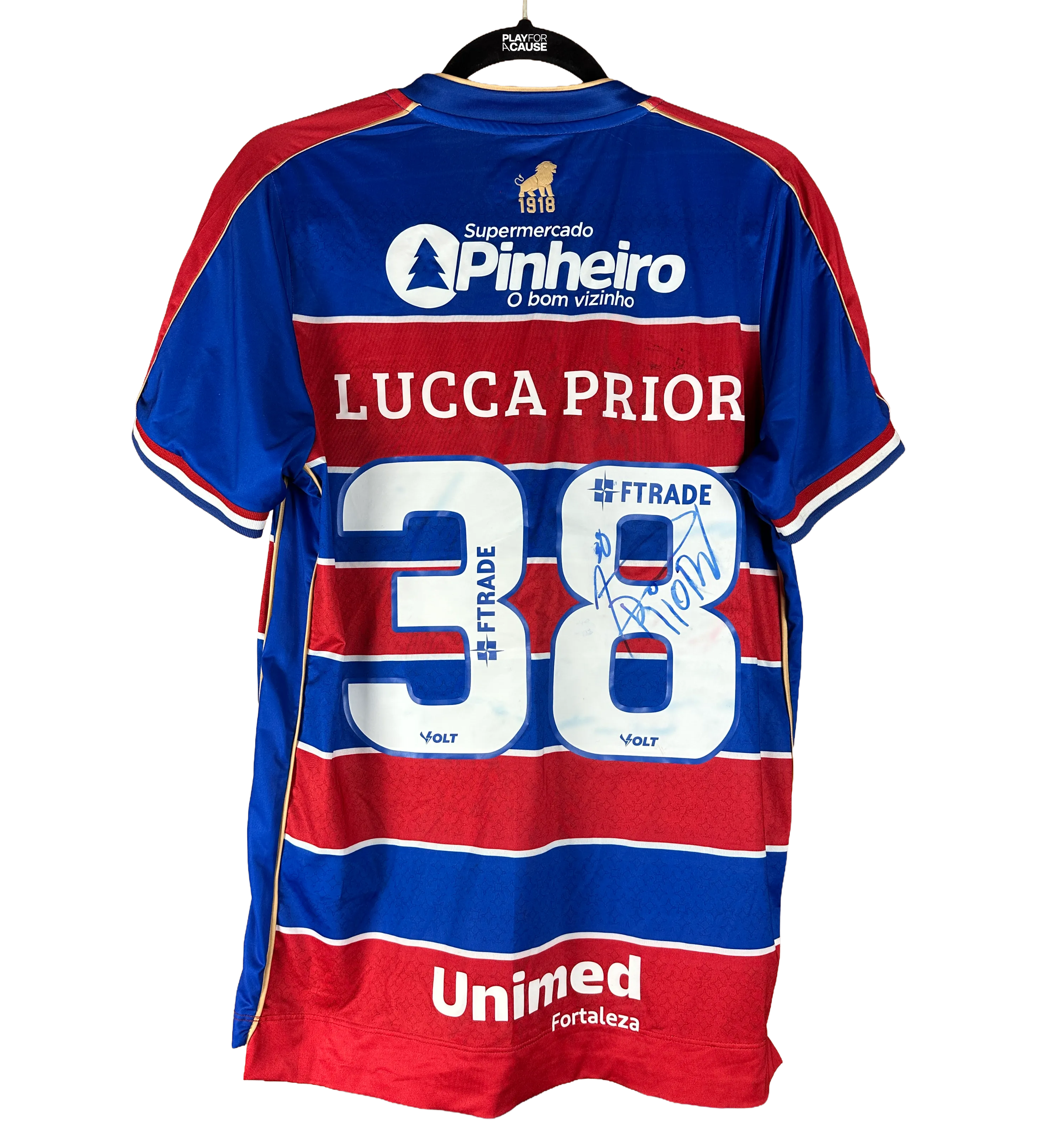 Camisa Fortaleza Lucca Prior Fortaleza x Cuiabá Estreia do Uniforme 2026 Série B 2026 — imagem 2 de 3