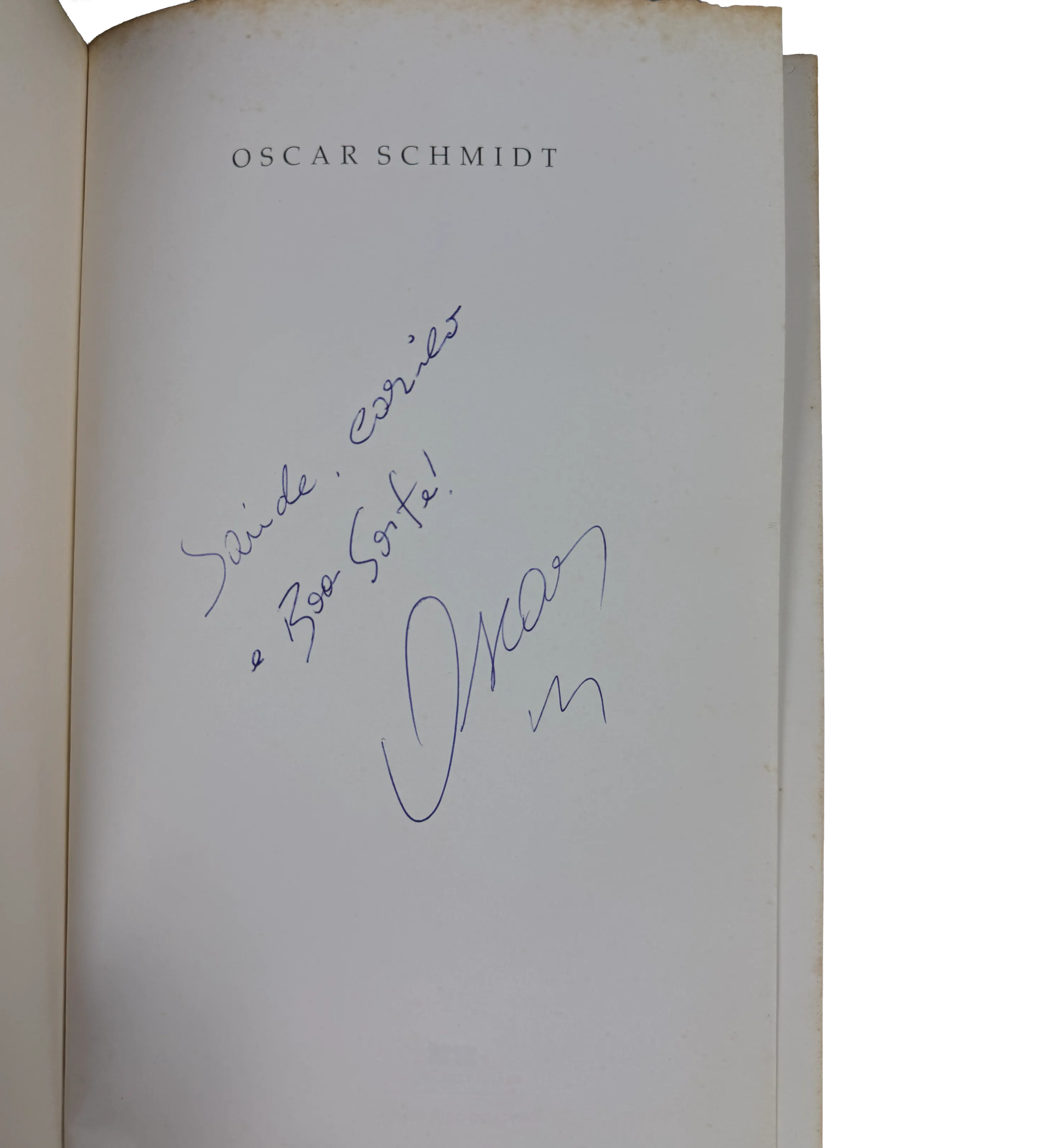 Book – Oscar Schmidt: The Biography of Brazil’s Greatest Basketball Idol – 1996 – Signed and Personally Dedicated by Oscar Schmidt “Holy Hand” — imagem 3 de 3