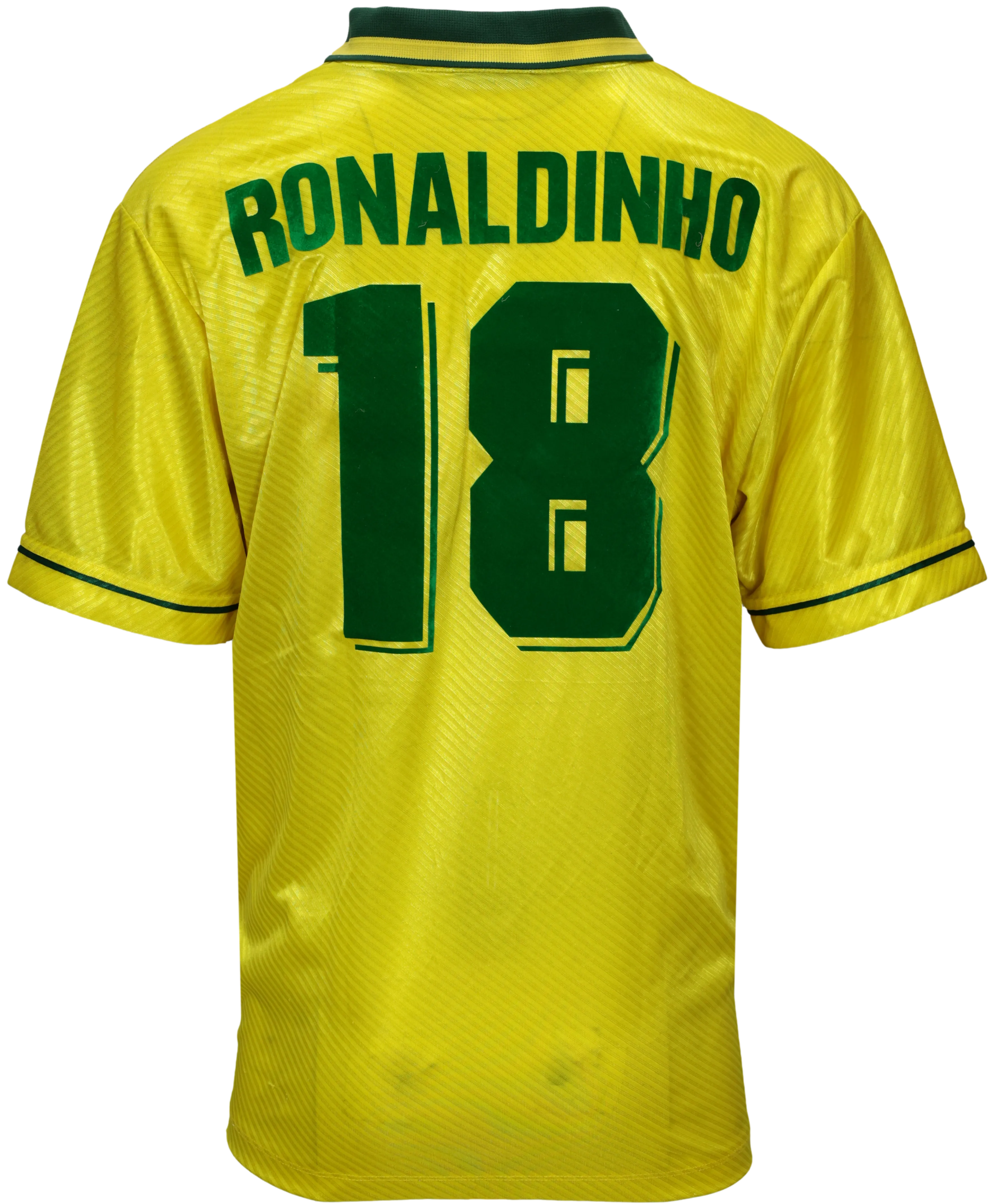 Camisa Brasil Ronaldinho Olímpiadas 1996 Autografada pelo Elenco — imagem 2 de 17