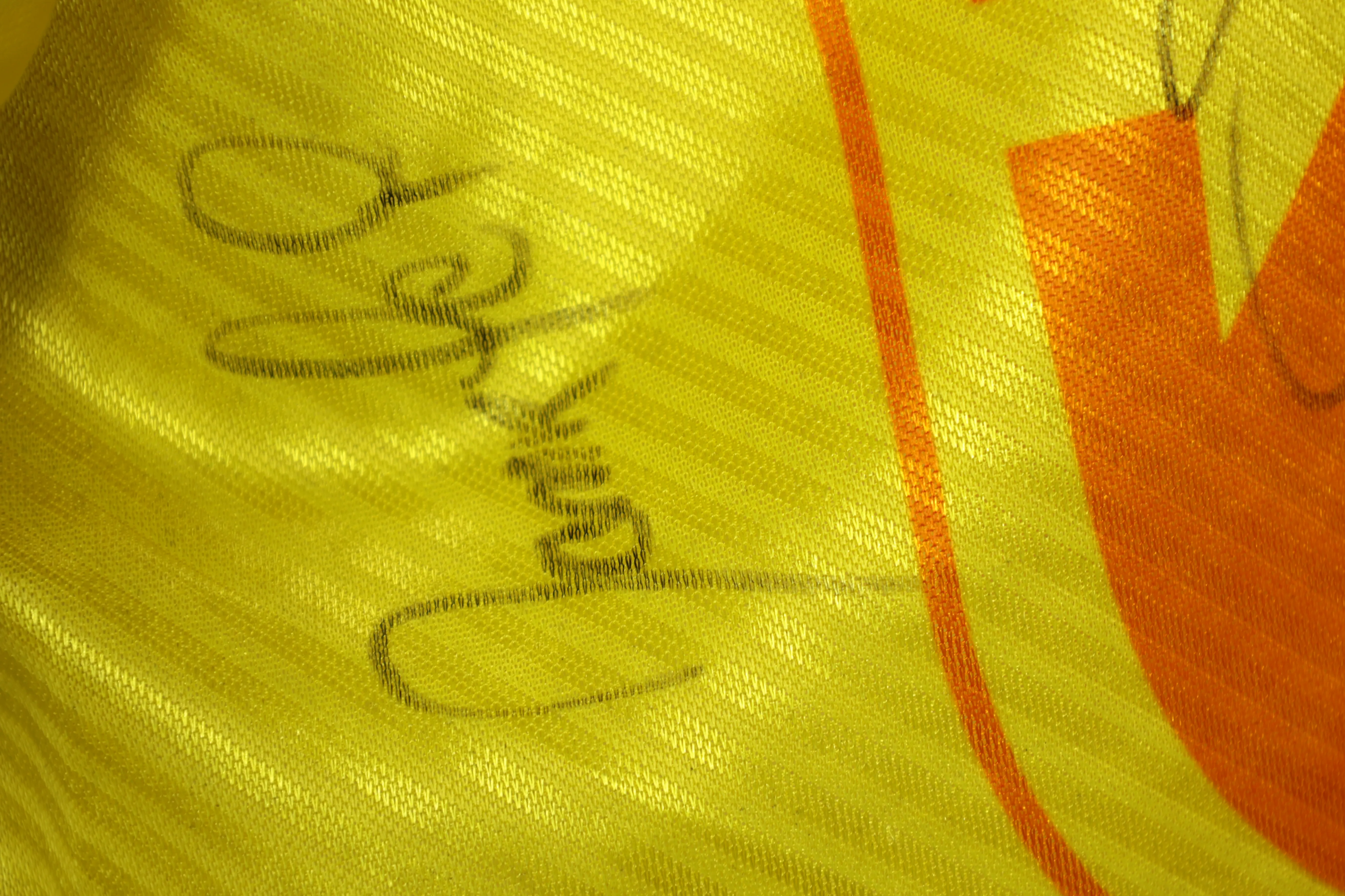 Camisa Brasil Ronaldinho Olímpiadas 1996 Autografada pelo Elenco — imagem 7 de 17