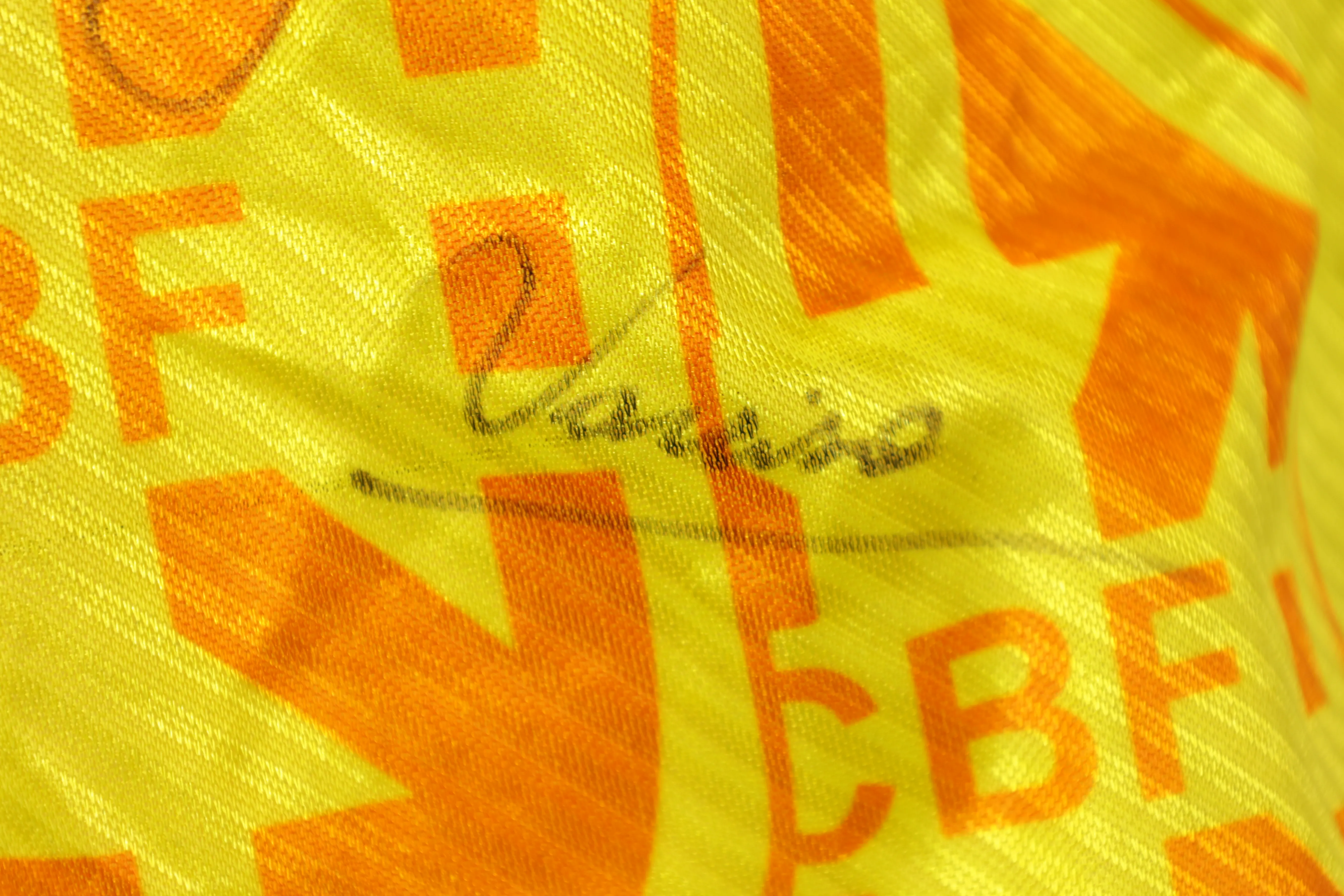 Camisa Brasil Ronaldinho Olímpiadas 1996 Autografada pelo Elenco — imagem 13 de 17