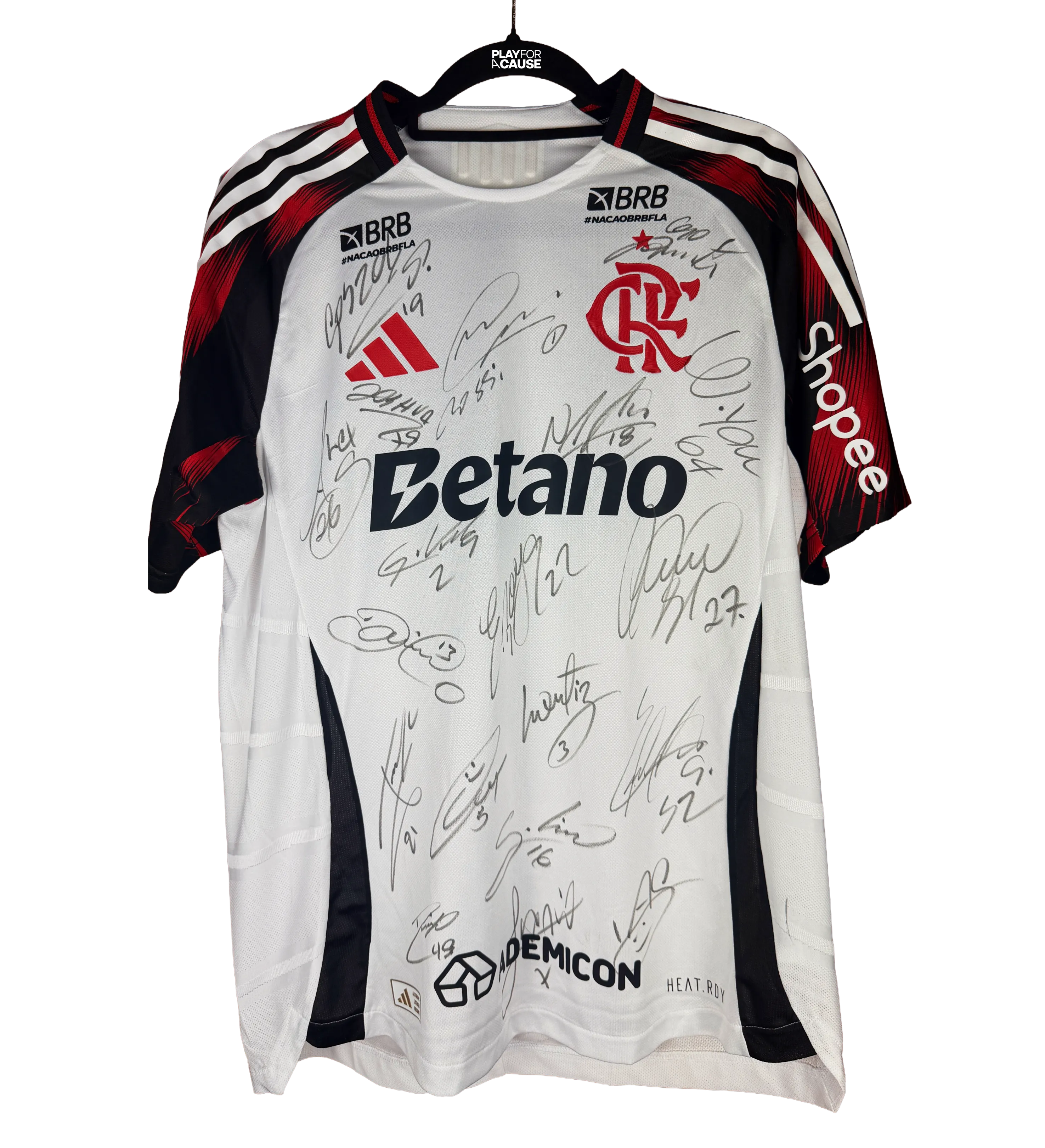 Flamengo Jersey Éverton Araújo Painted BRB RB Bragantino vs Flamengo Brasileirão 2026 — imagem 1 de 3
