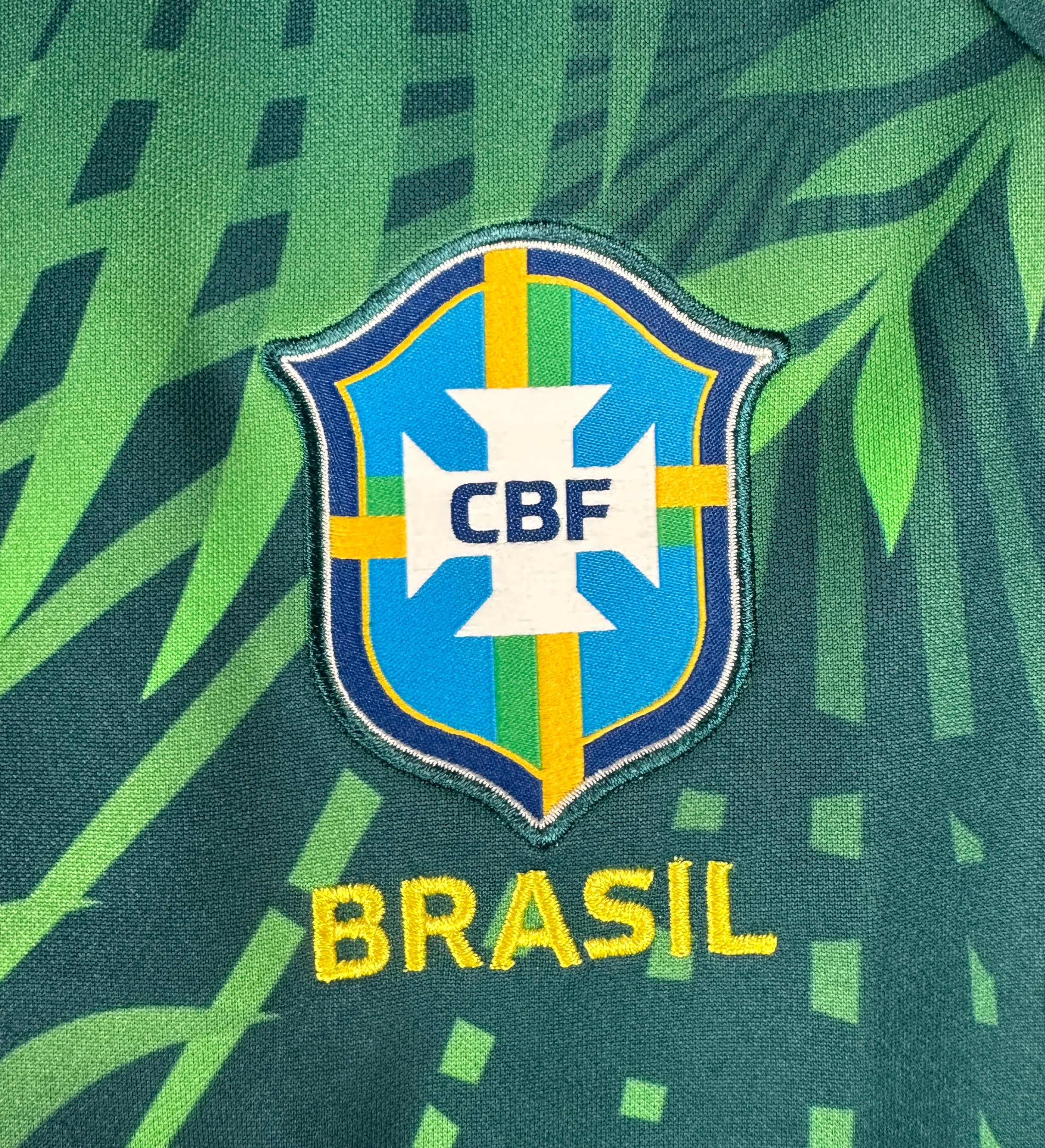 Camiseta Nike - Verde - Guaraná - Estampado de hojas (1) — imagem 3 de 4