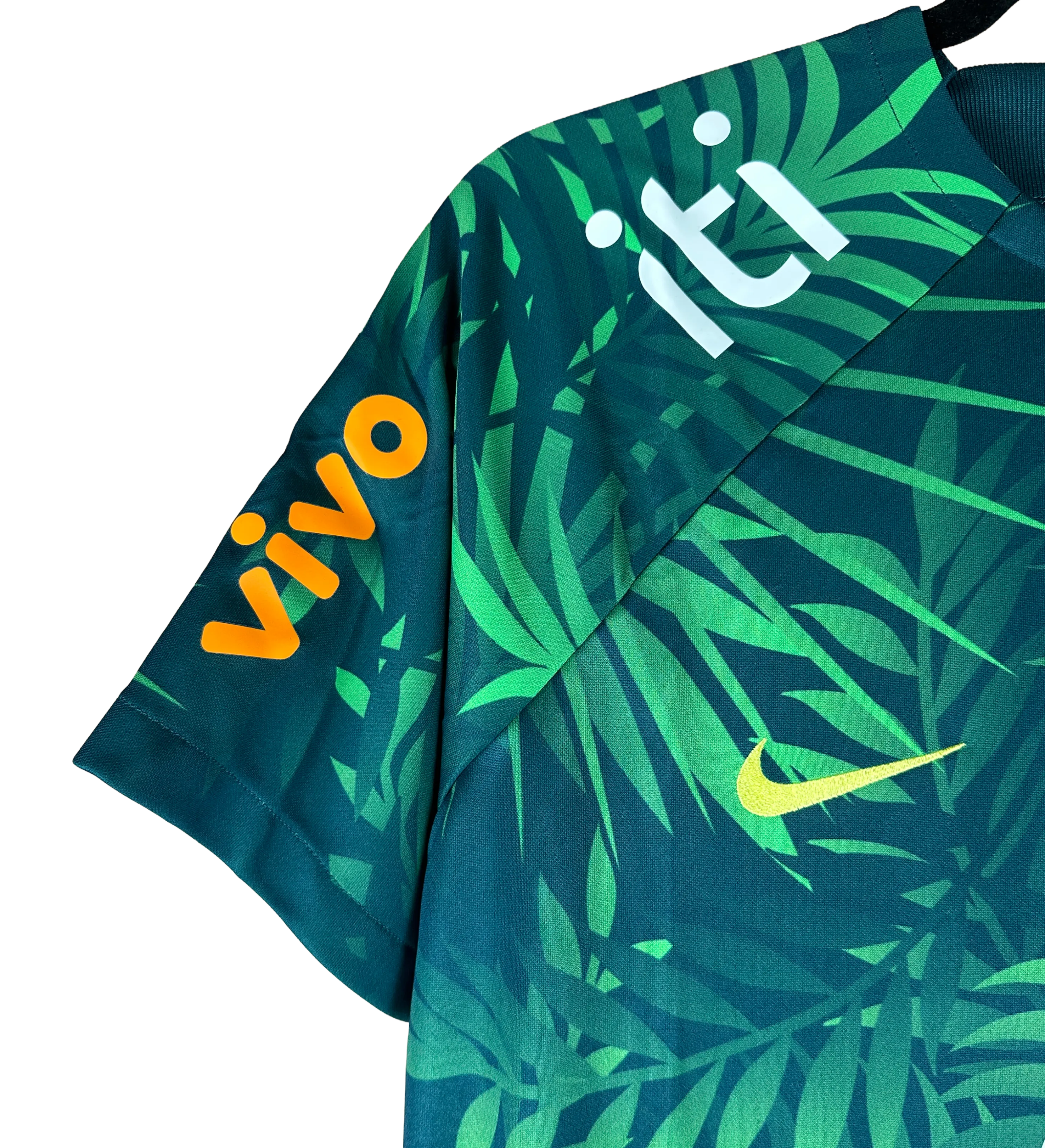 Camiseta Nike - Verde - Guaraná - Estampado de hojas (1) — imagem 4 de 4