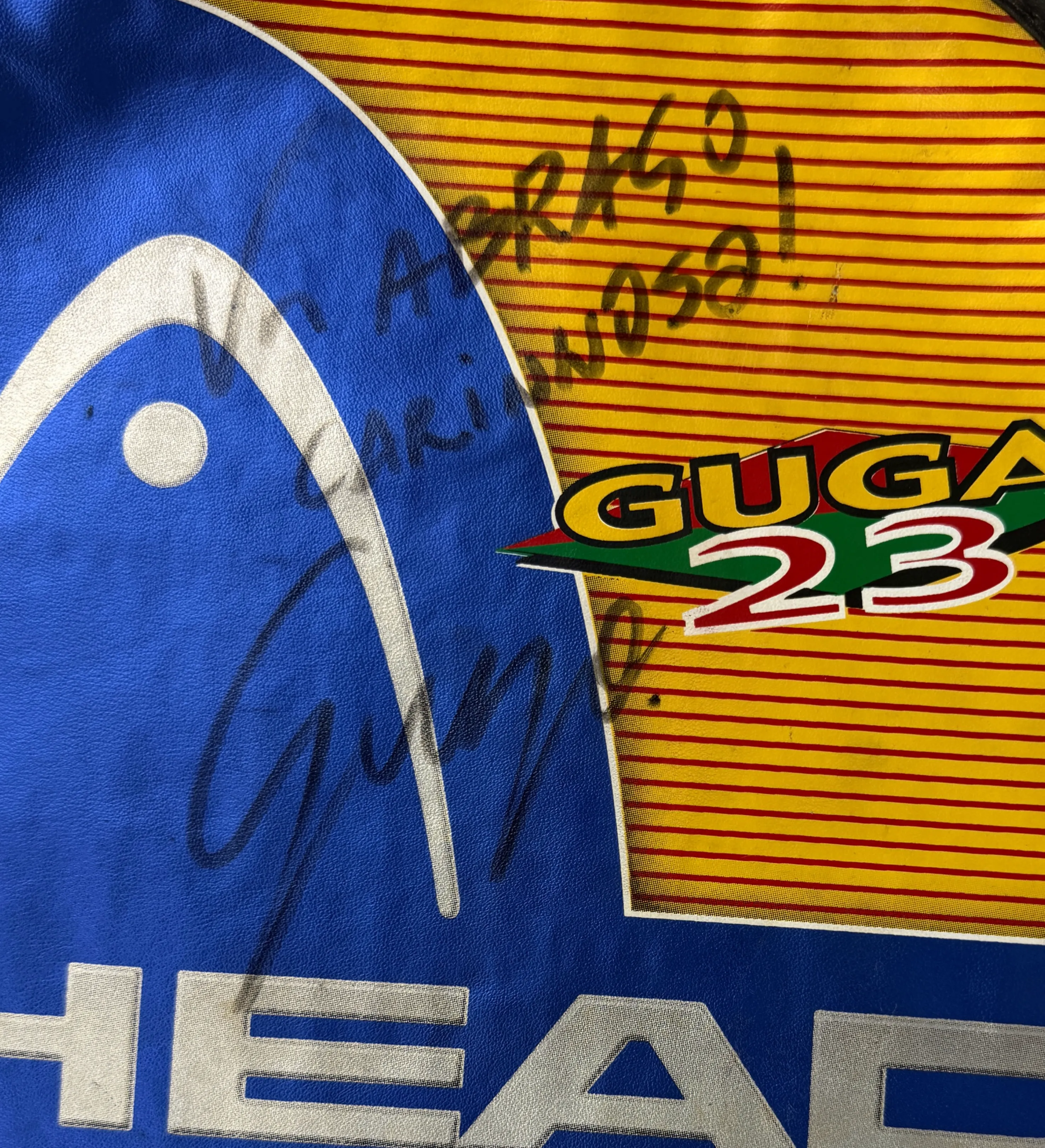 Raquete de Tênis Head Guga 23 Autografada por Gustavo Kuerten — imagem 3 de 3
