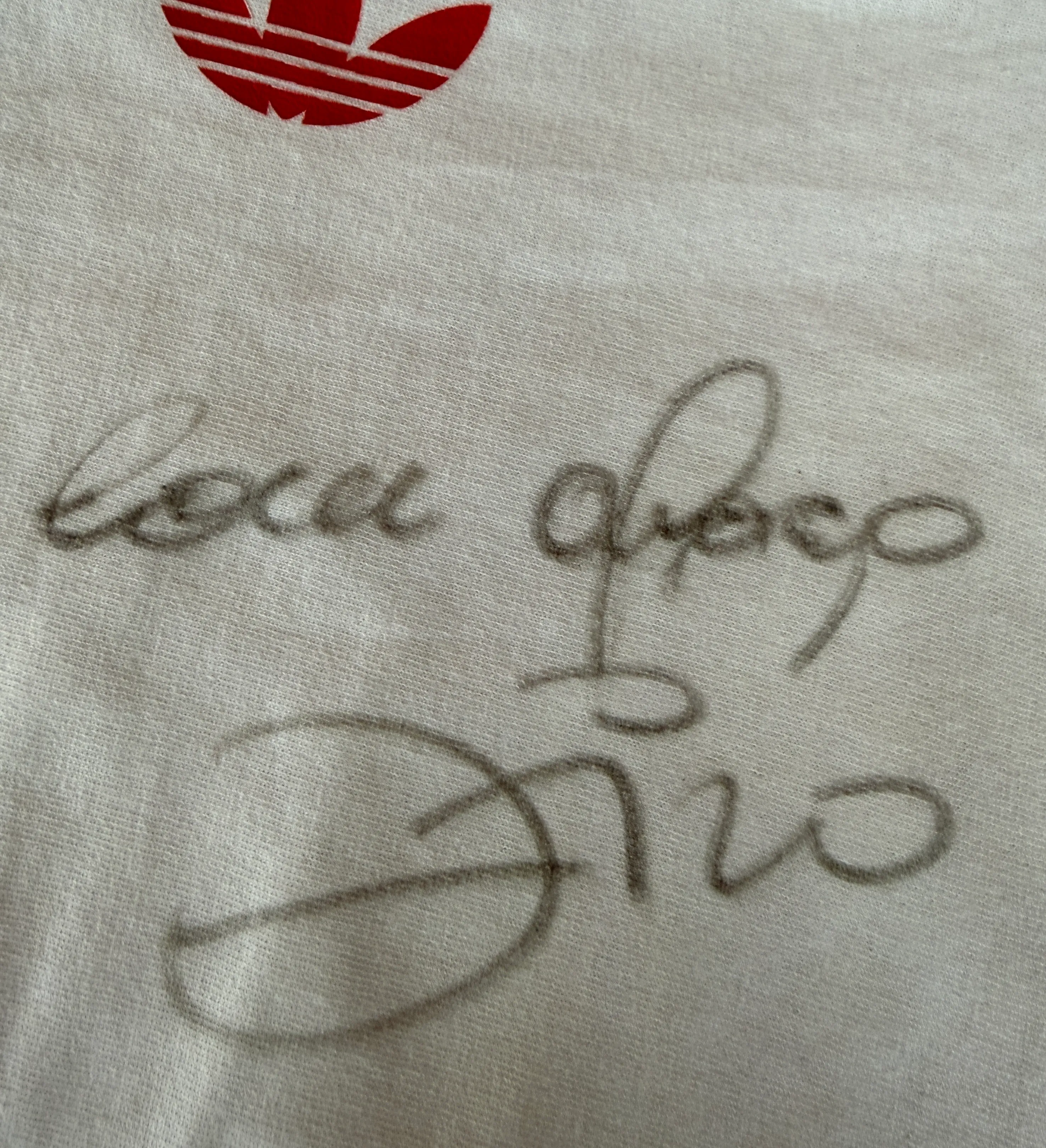 Flamengo Long Sleeve Shirt Autographed by Zico 1981 FIFA Club World Cup FLA 3-0 LIV — imagem 3 de 3