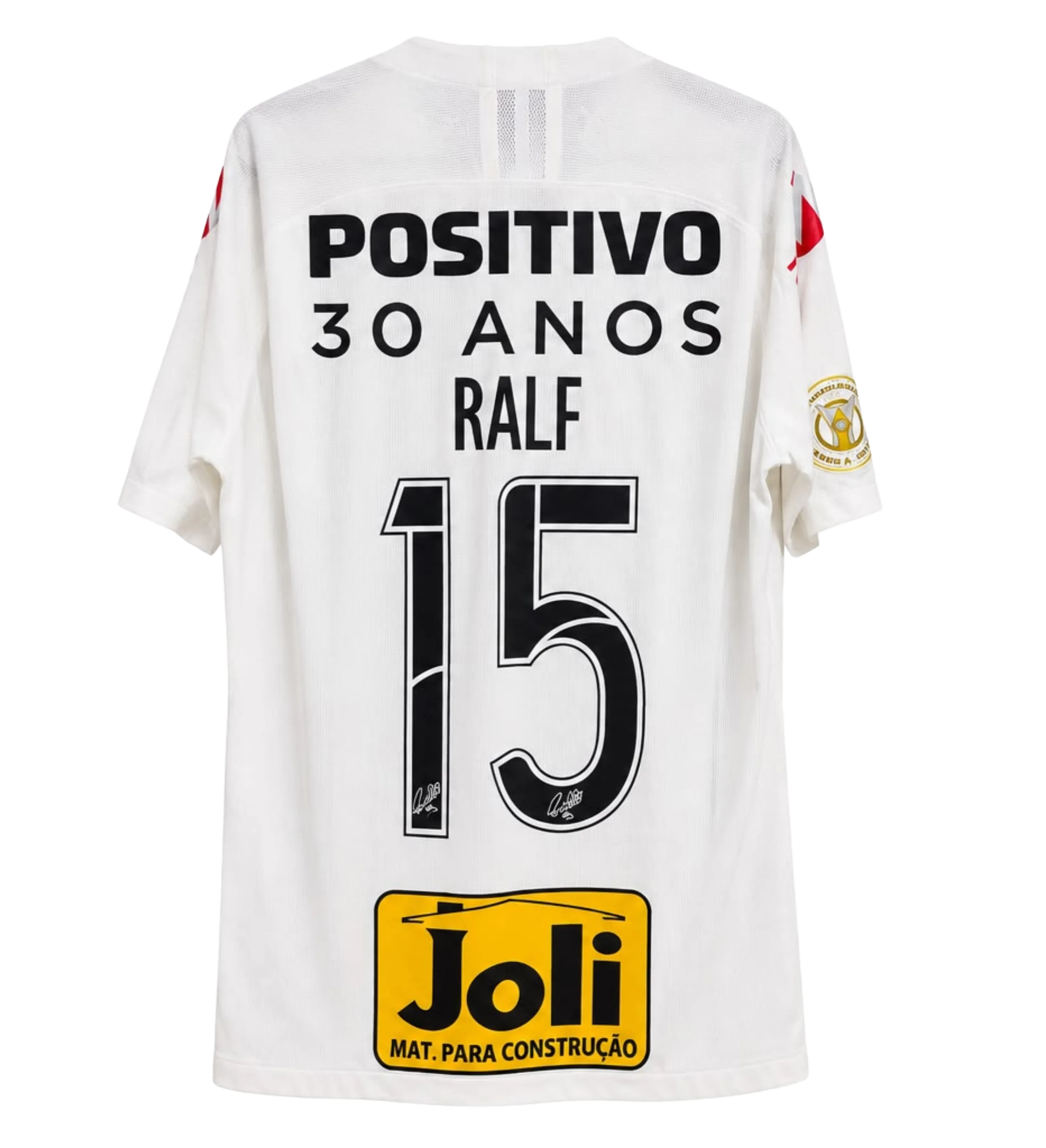 Camiseta Corinthians Ralf Campeonato Brasileño 2019 Autografada por Todo el Plantel — imagem 2 de 2