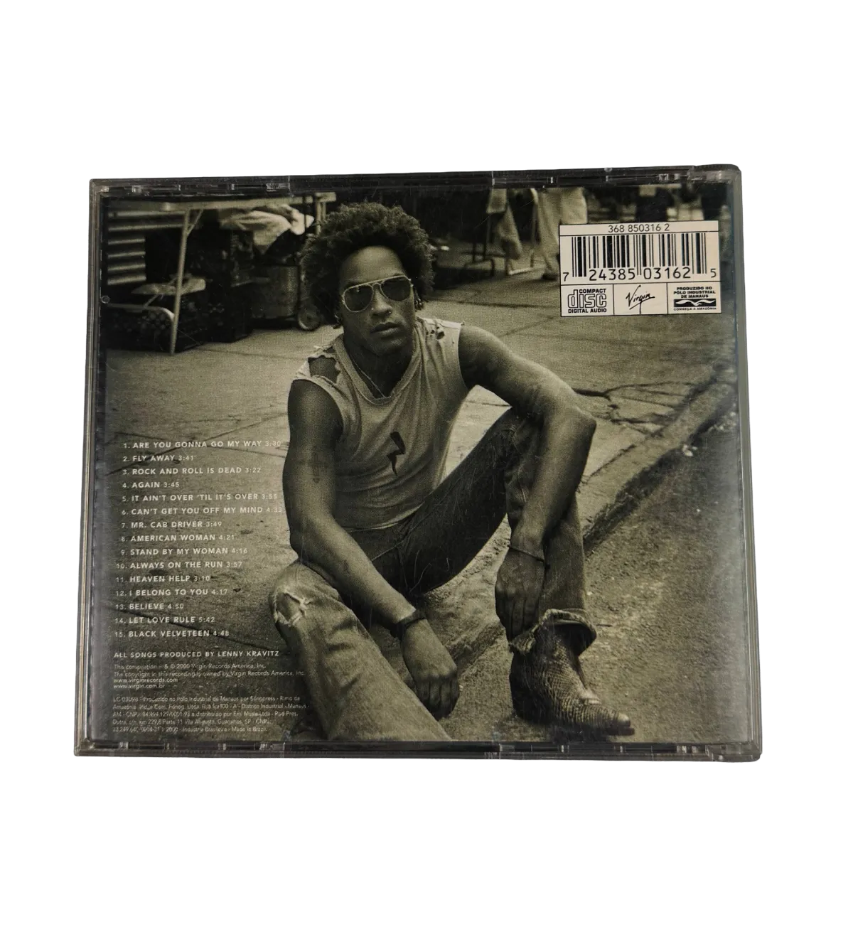 CD – Lenny Kravitz – Greatest Hits (2000) – Signed by the Artist — imagem 3 de 4