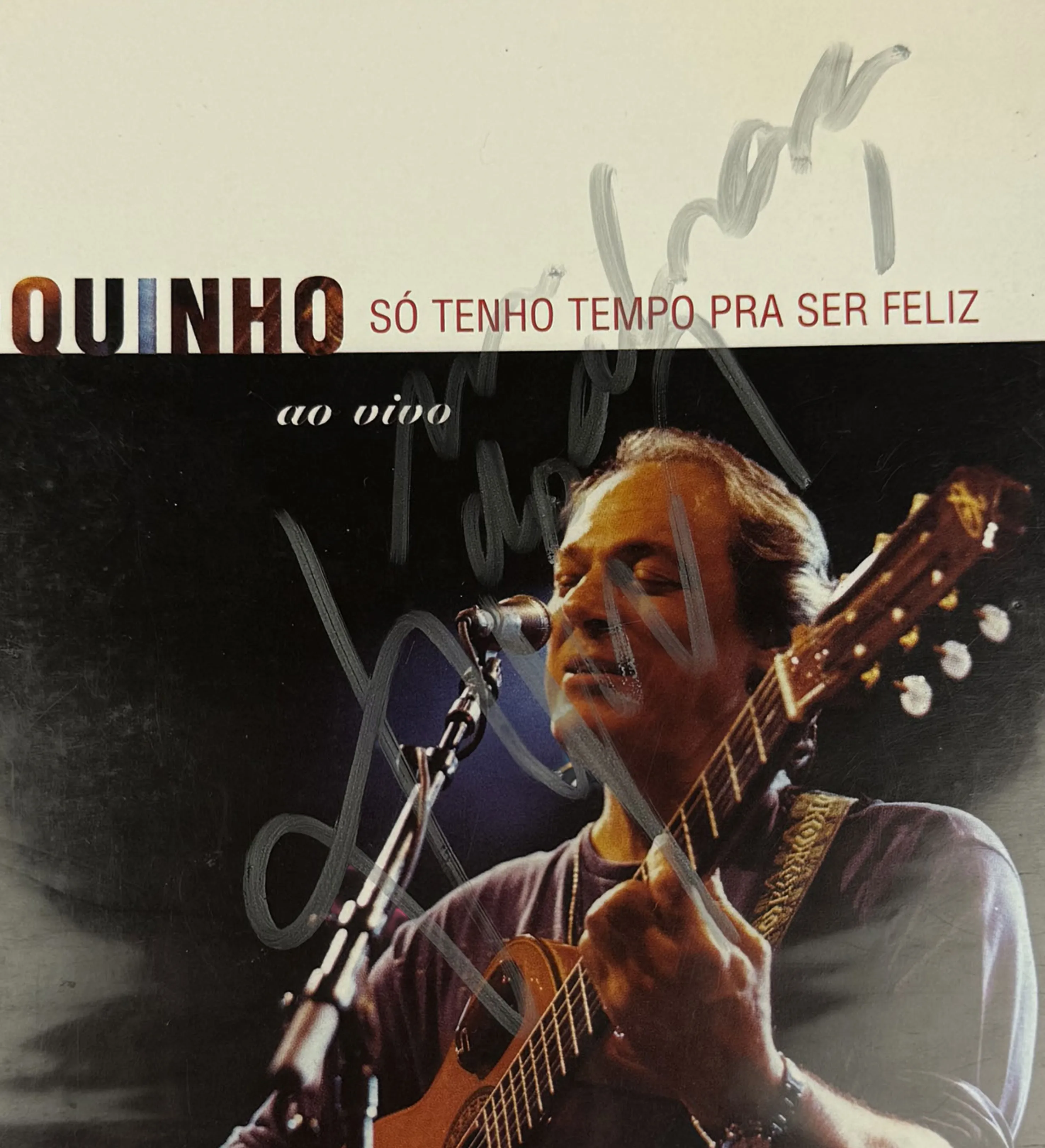 DVD – Toquinho – Solo Tengo Tiempo para Ser Feliz (2005) – Firmado por el Cantante y Compositor — imagem 2 de 3