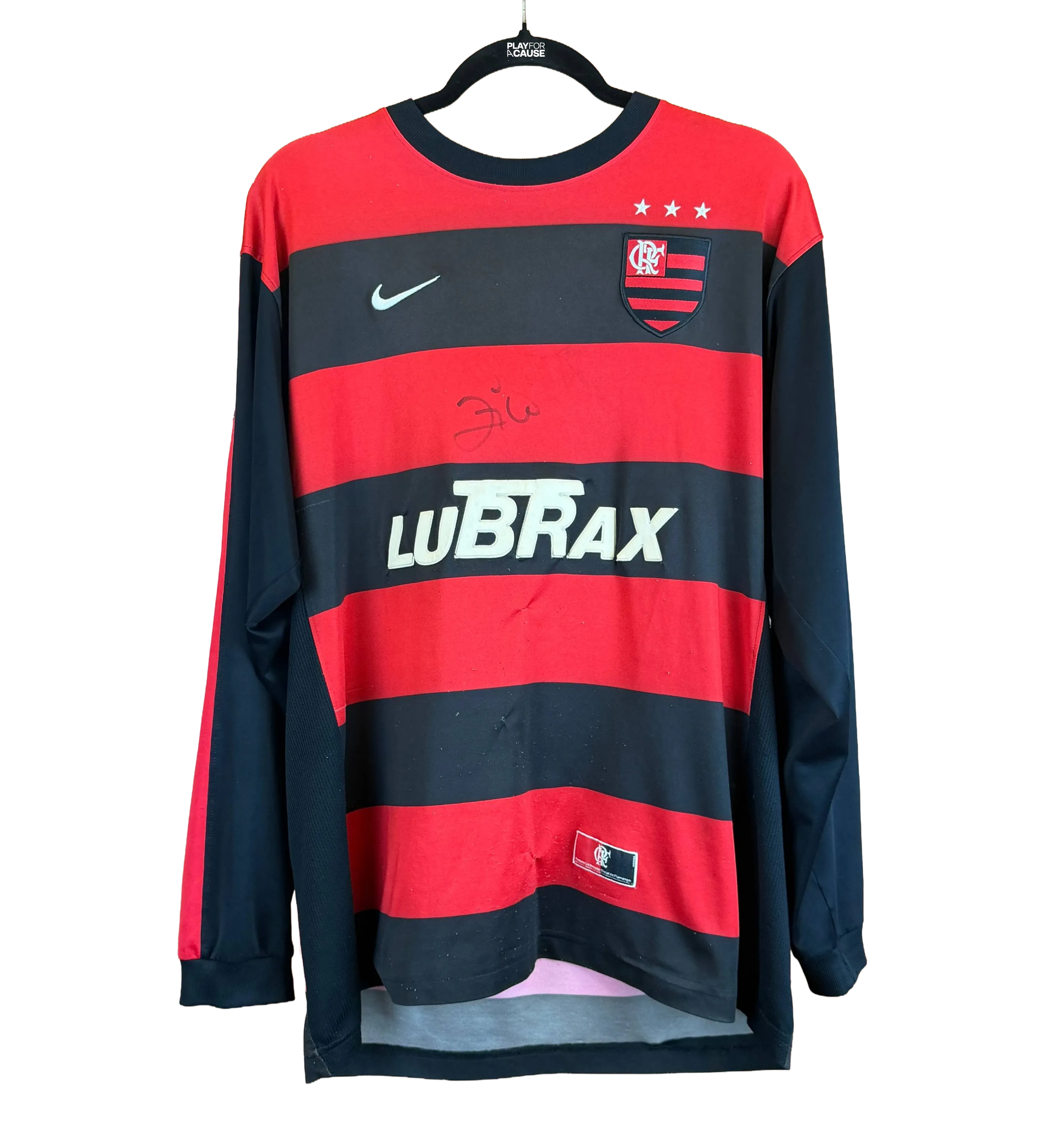 Flamengo Petković 2001/2003 Seasons Jersey Autographed by Zico — imagem 1 de 3