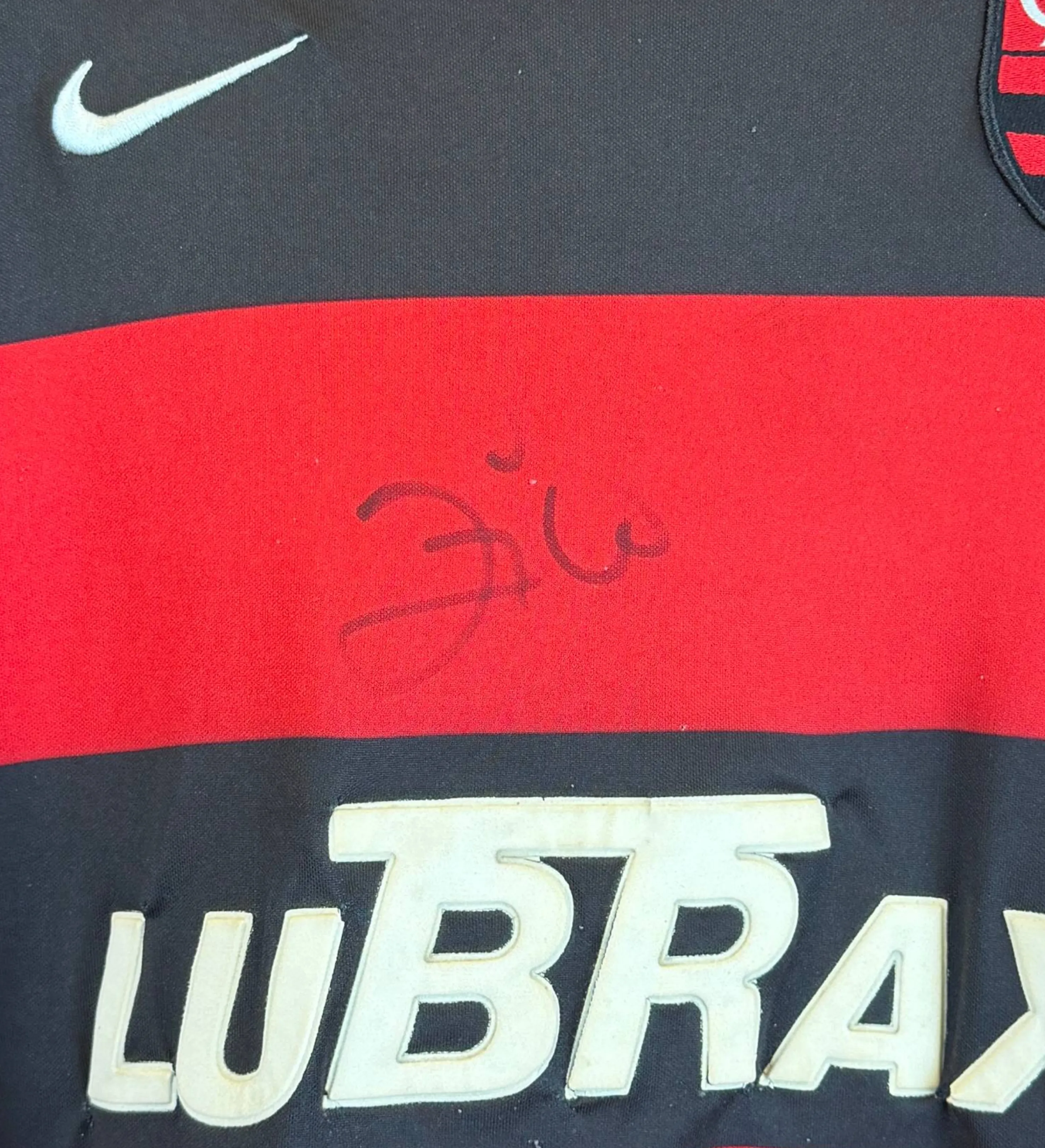 Flamengo Petković 2001/2003 Seasons Jersey Autographed by Zico — imagem 3 de 3