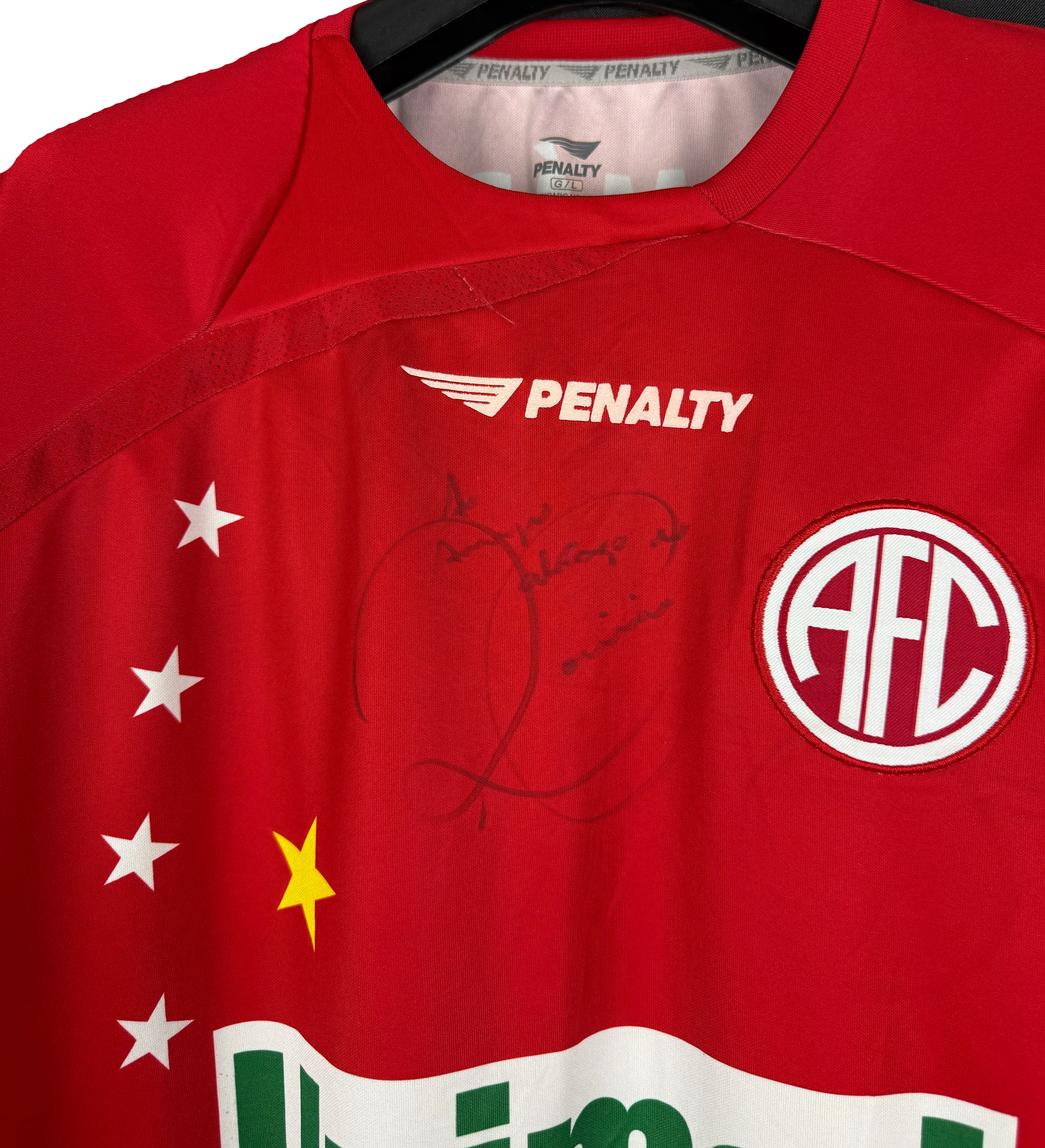 Camiseta América-RJ – Romário #11 – Campeonato Carioca A2 2009 – Firmada por el Crack — imagem 2 de 3