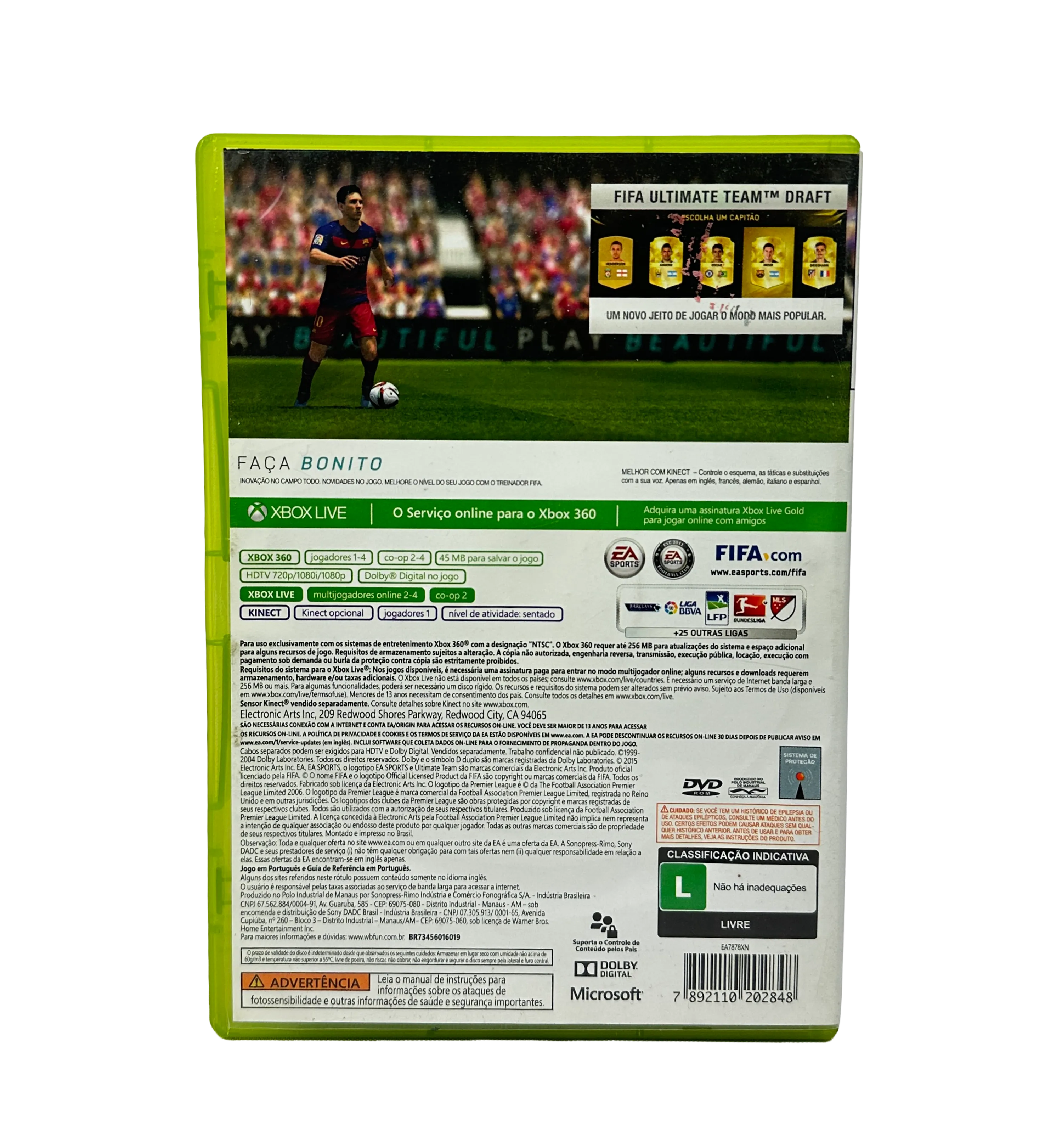 Jogo FIFA 2016 Autografado Pelo Oscar  — imagem 2 de 2