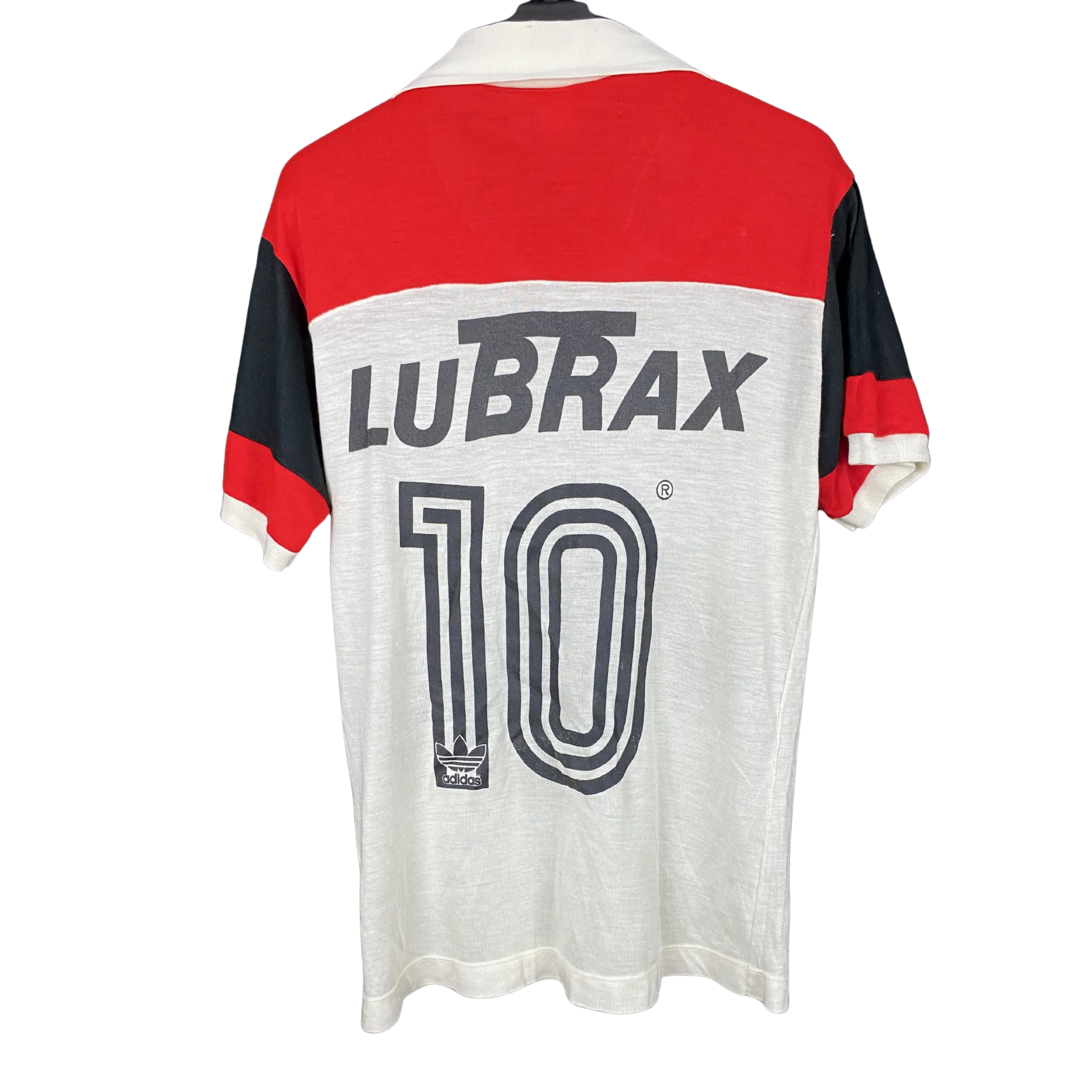 Camisa Flamengo - Zico #10 - Branca - Temporada 1988 - Autografada pelo Idolo - Com Foto de Autenticidade do Zico Autografando — imagem 2 de 3