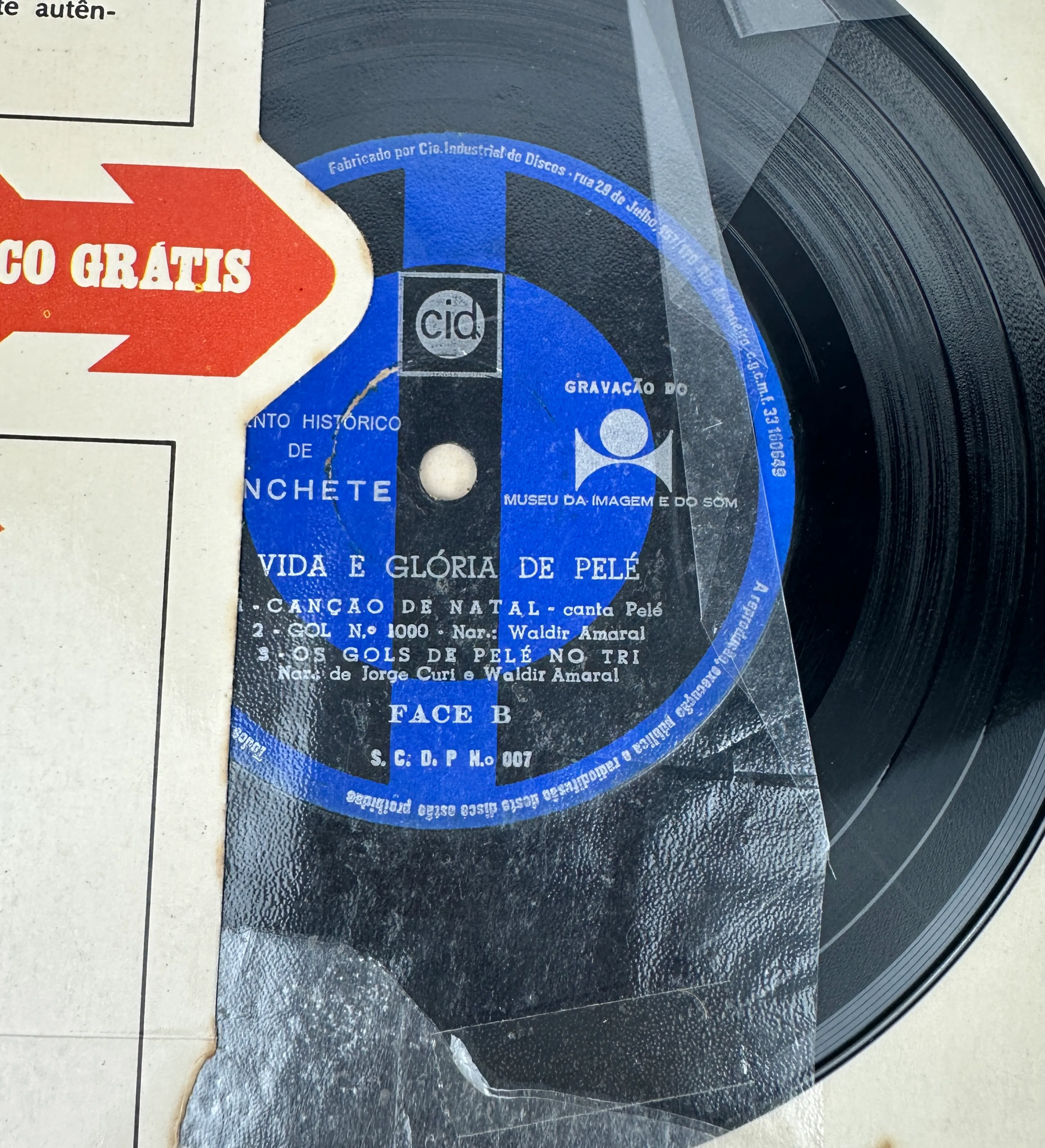 Revista Manchete Documento Histórico Vida e Glória de Pele + Disco Compacto O Rei Conta A Sua História — imagem 5 de 5