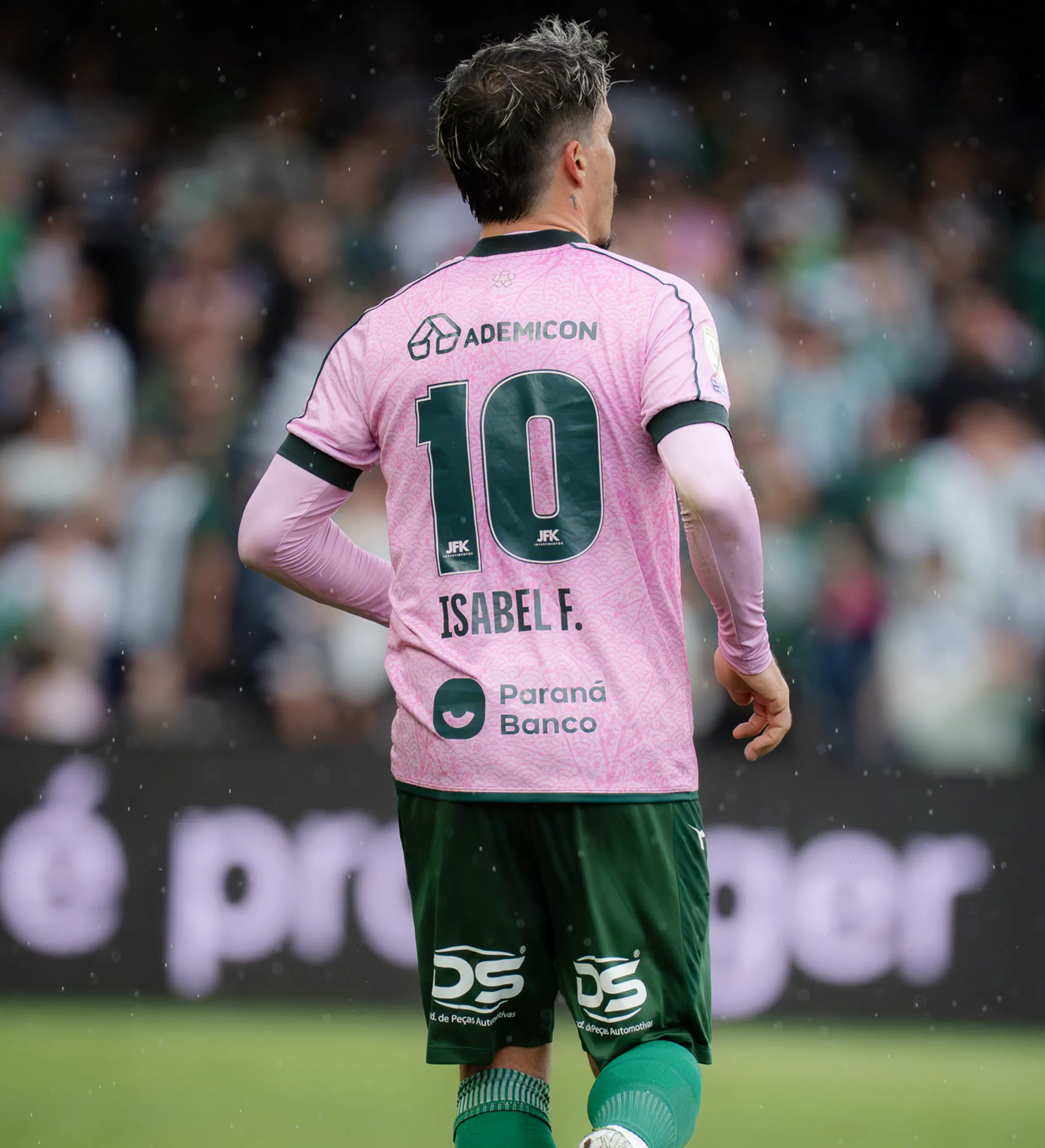 Camisa Coritiba Josué Especial Outubro Rosa CFC x BOT Brasileirão 2026 Usada e Autografada Pelo Jogador — imagem 1 de 2