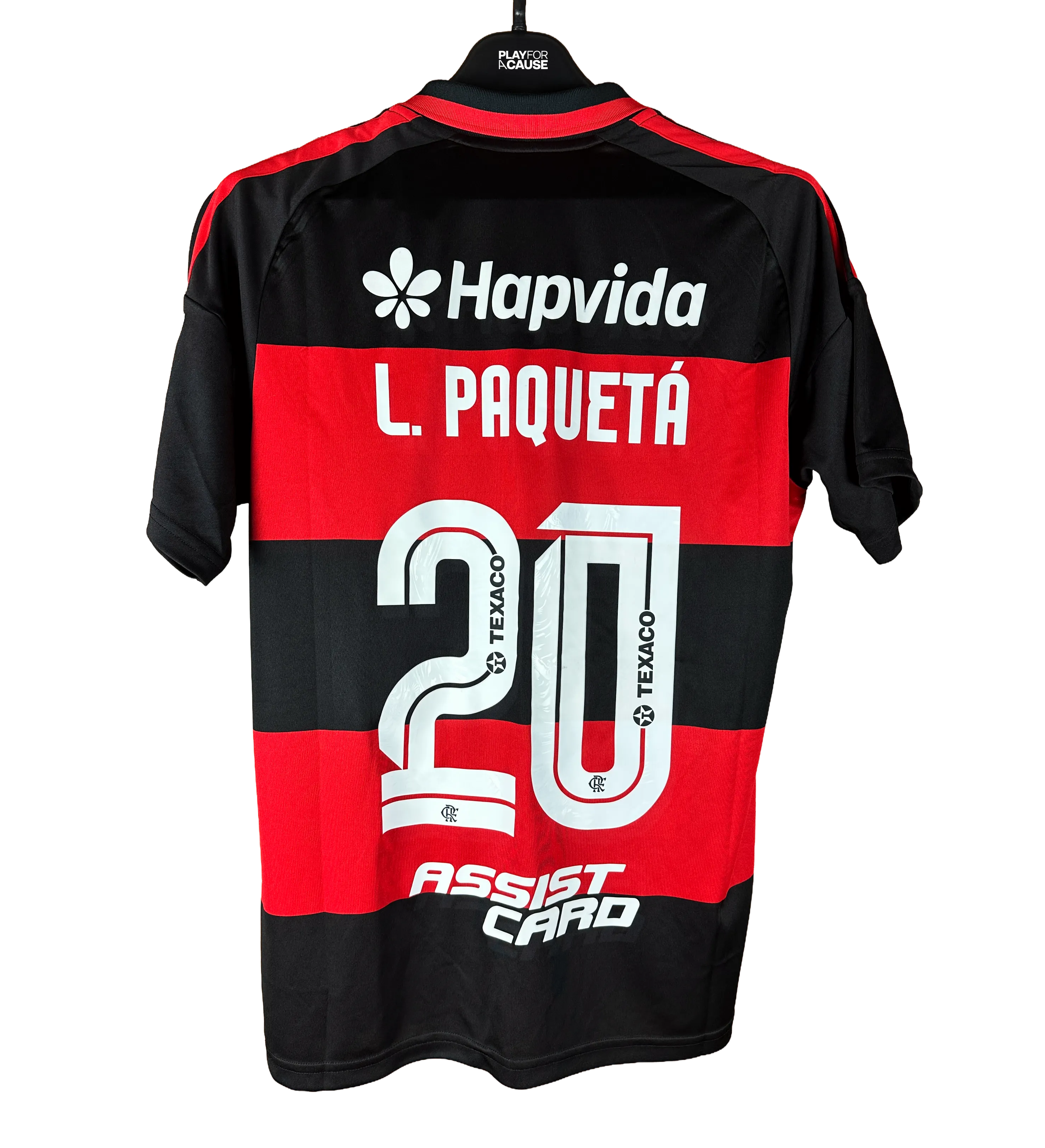 Camisa Flamengo Lucas Paquetá Autografada pelo Elenco — imagem 2 de 3