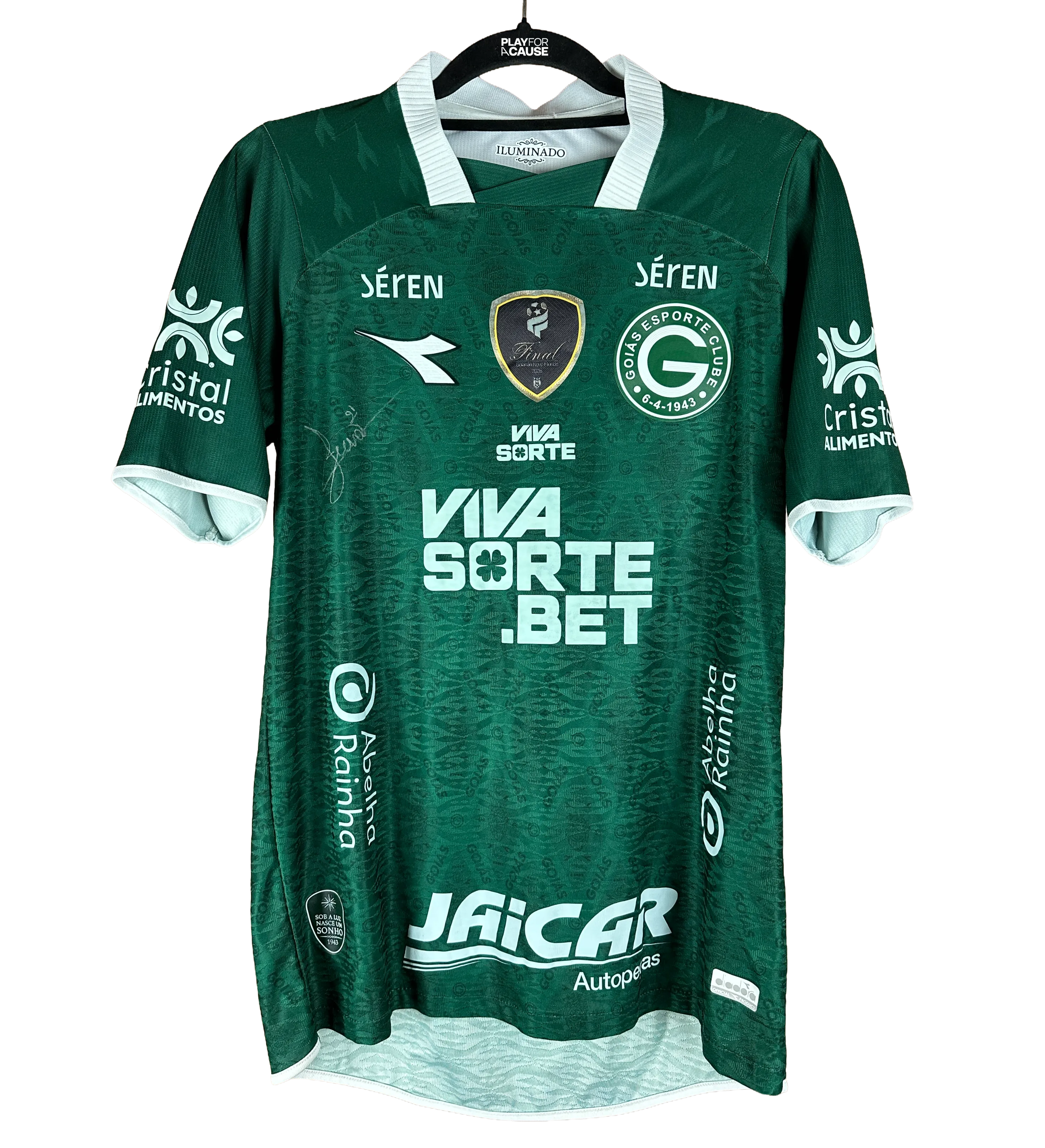 Camisa Goiás Jean Carlos Final do Goiano 2026 Goiás x Atlético-GO — imagem 1 de 7
