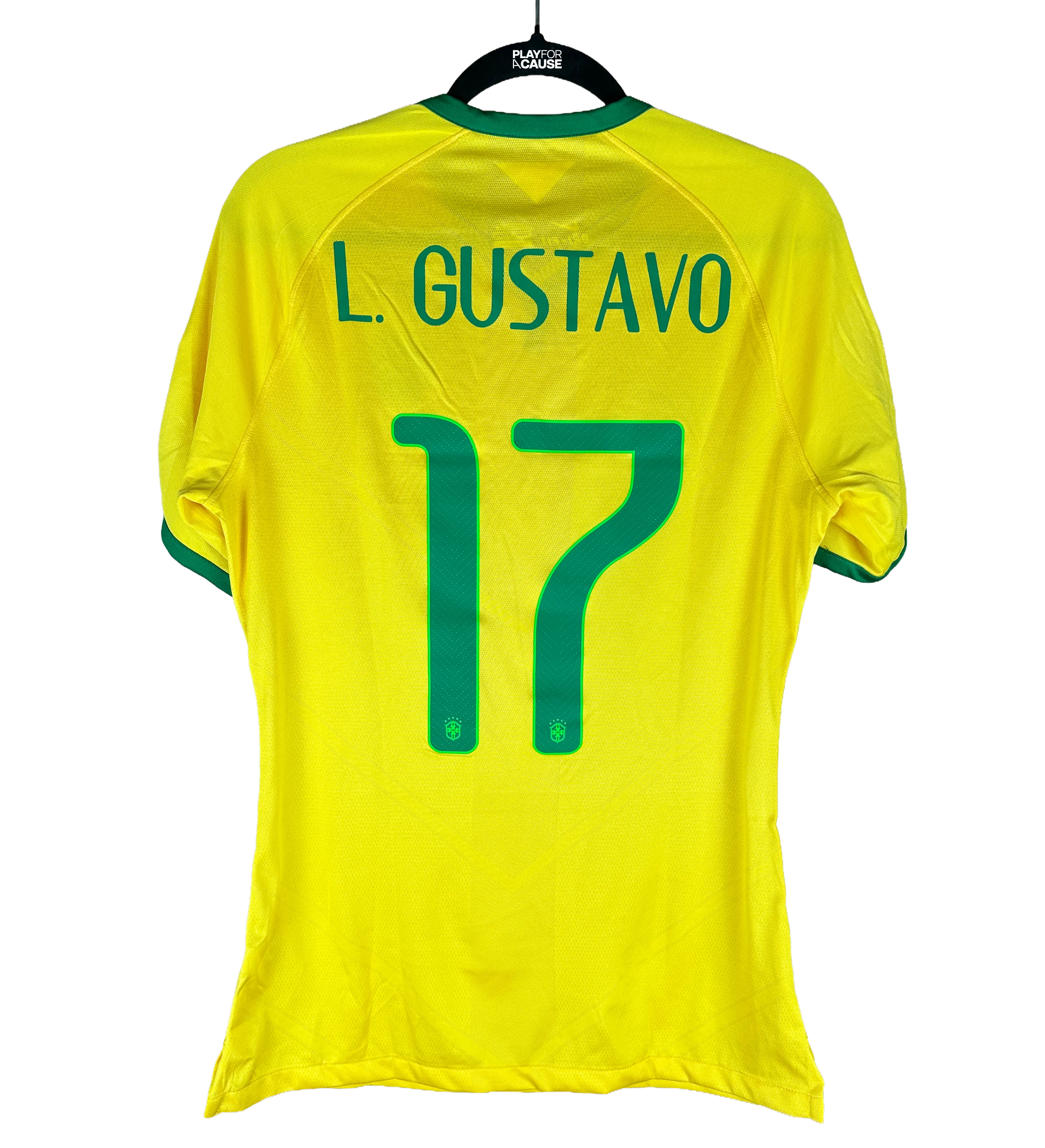 Kit Seleção Brasileira Luiz Gustavo Camisa + Medalha da Copa do Mundo 2014 + Álbum de Figurinhas — imagem 2 de 5