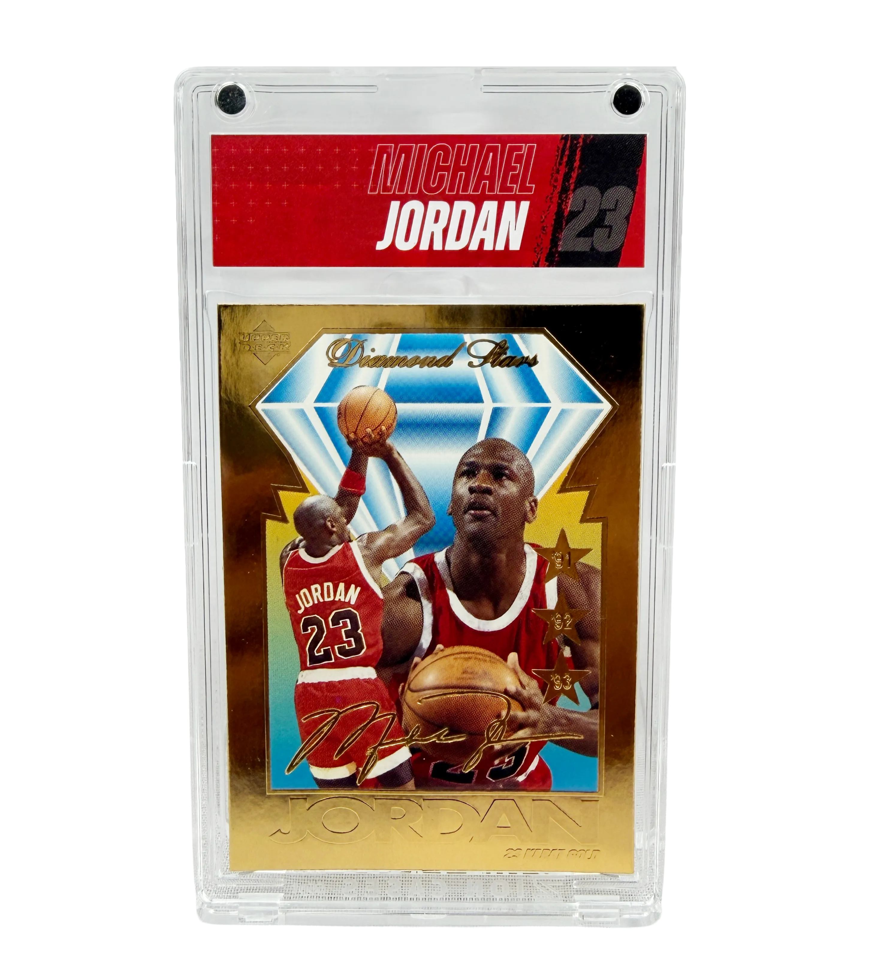 Tarjeta Autografiada Michael Jordan Chicago Bulls Upper Deck Silver 2008 Firmada por el Ídolo — imagem 1 de 2