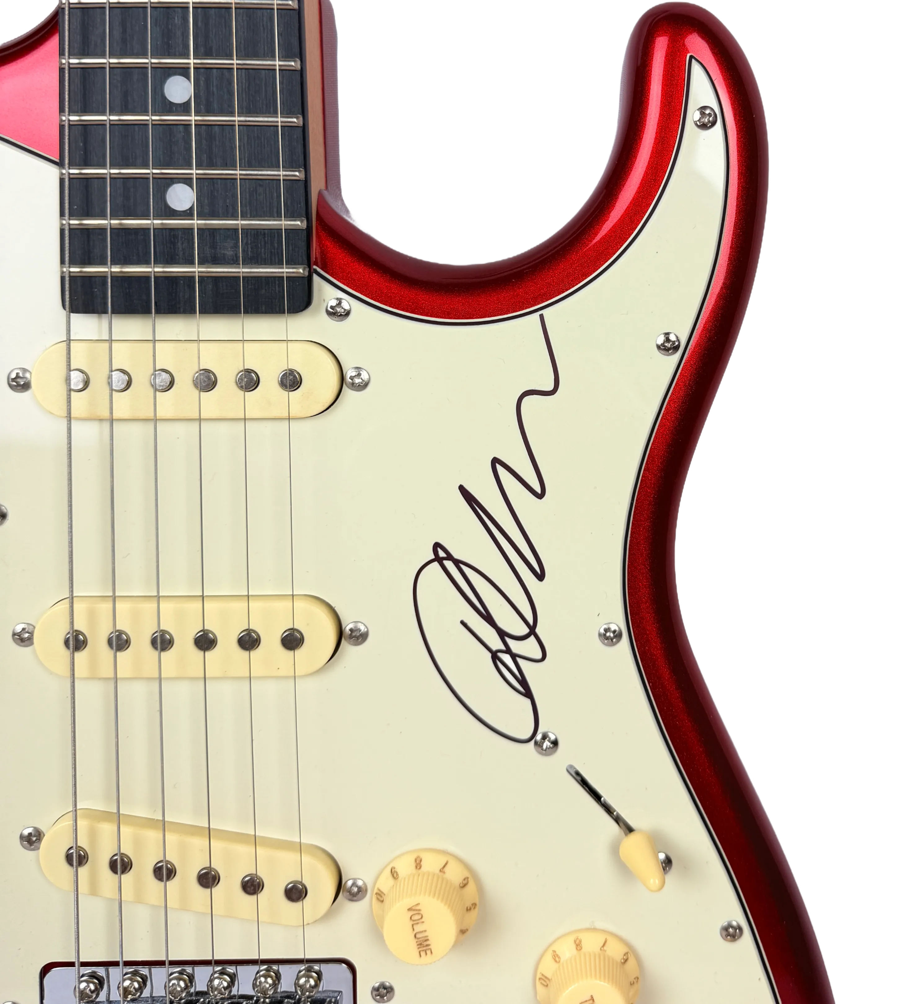 Guitarra Autografiada por Demi Lovato Rock in Rio 2026 — imagem 1 de 2