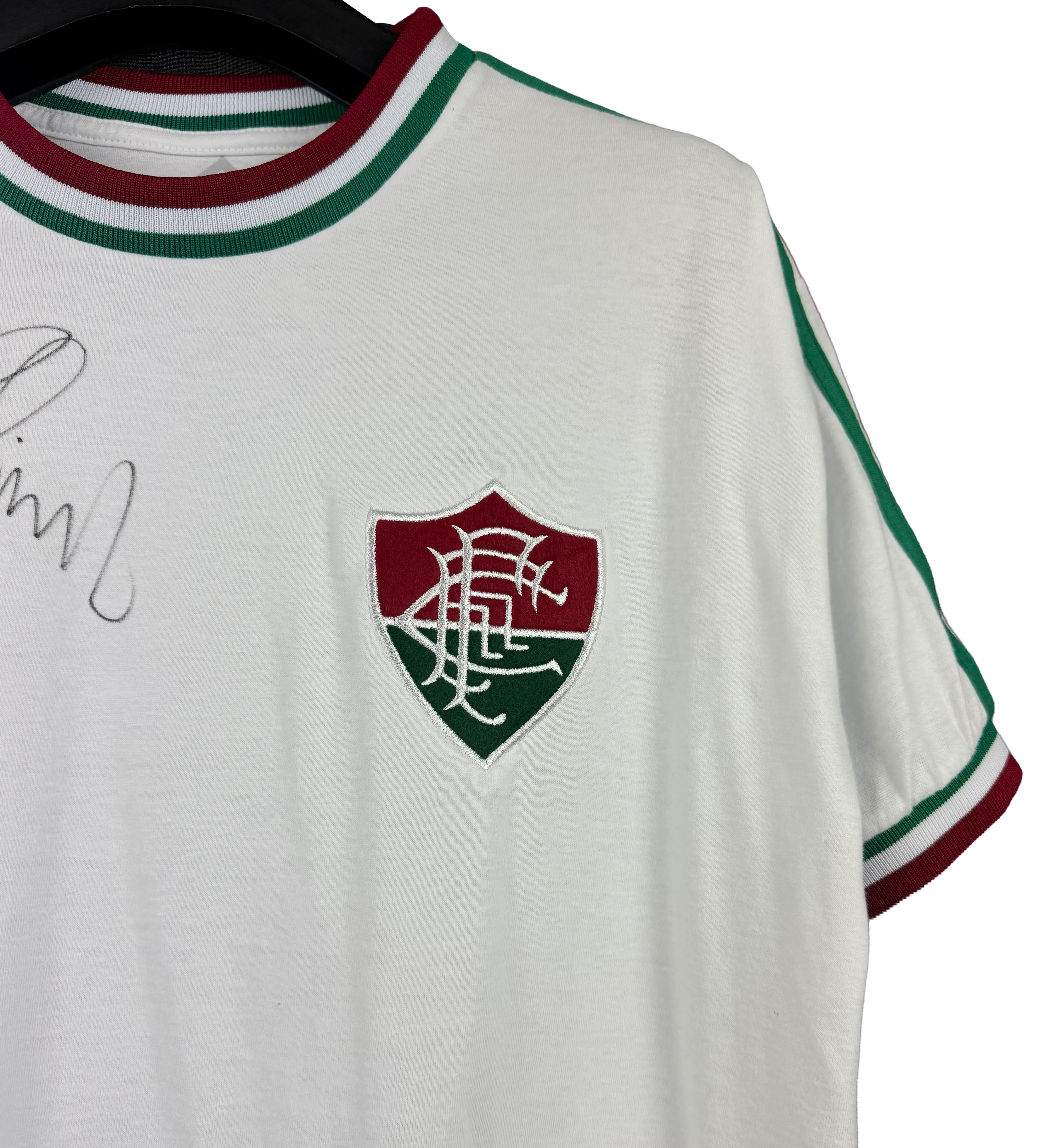 Camisa Fluminense - Edinho #5 - Retro temporada 1980 - Autografado pelo Idolo Tricolor — imagem 4 de 4