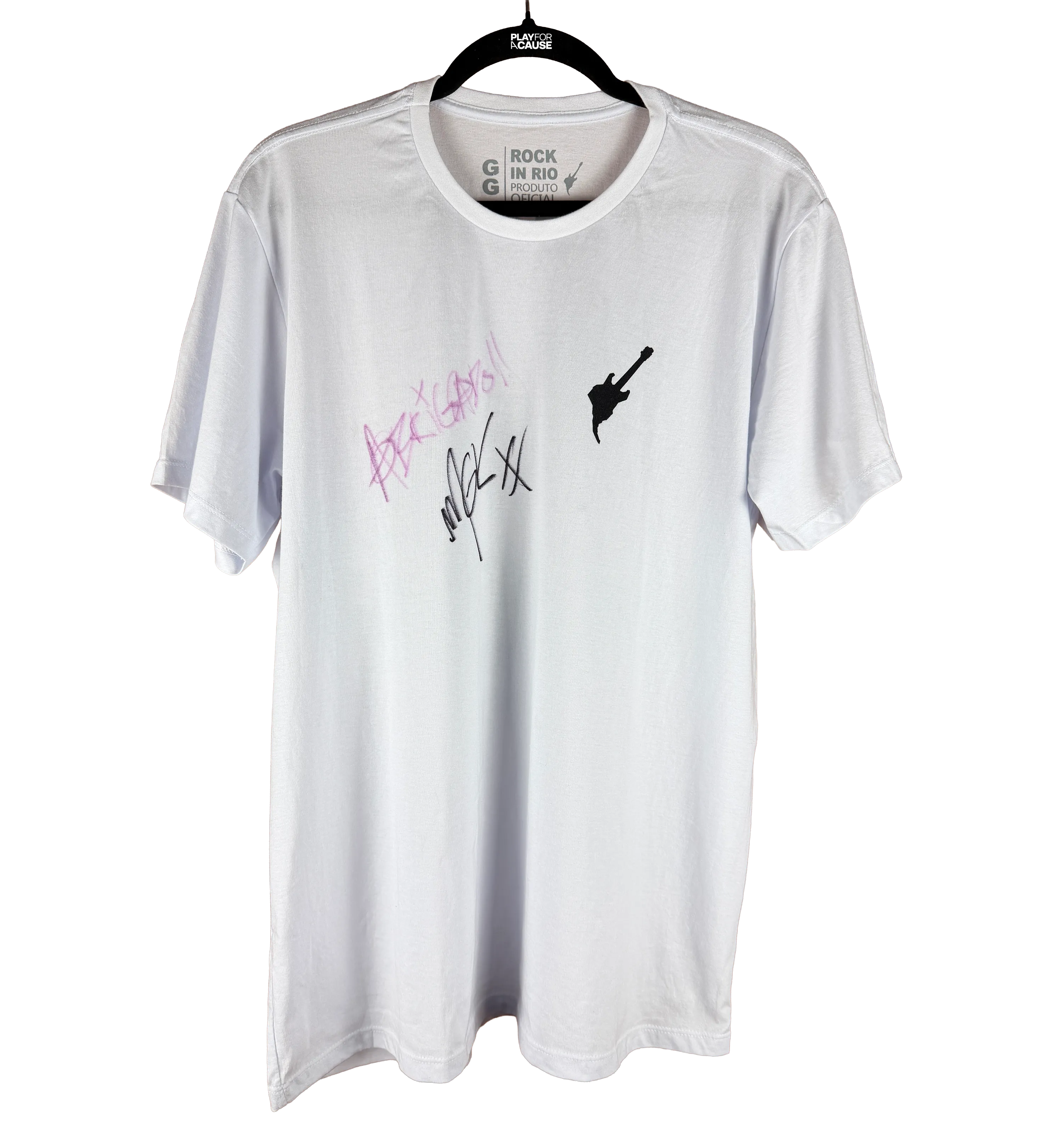 Camiseta Autografiada por Machine Gun Kelly Rock In Rio 2026 — imagem 1 de 3