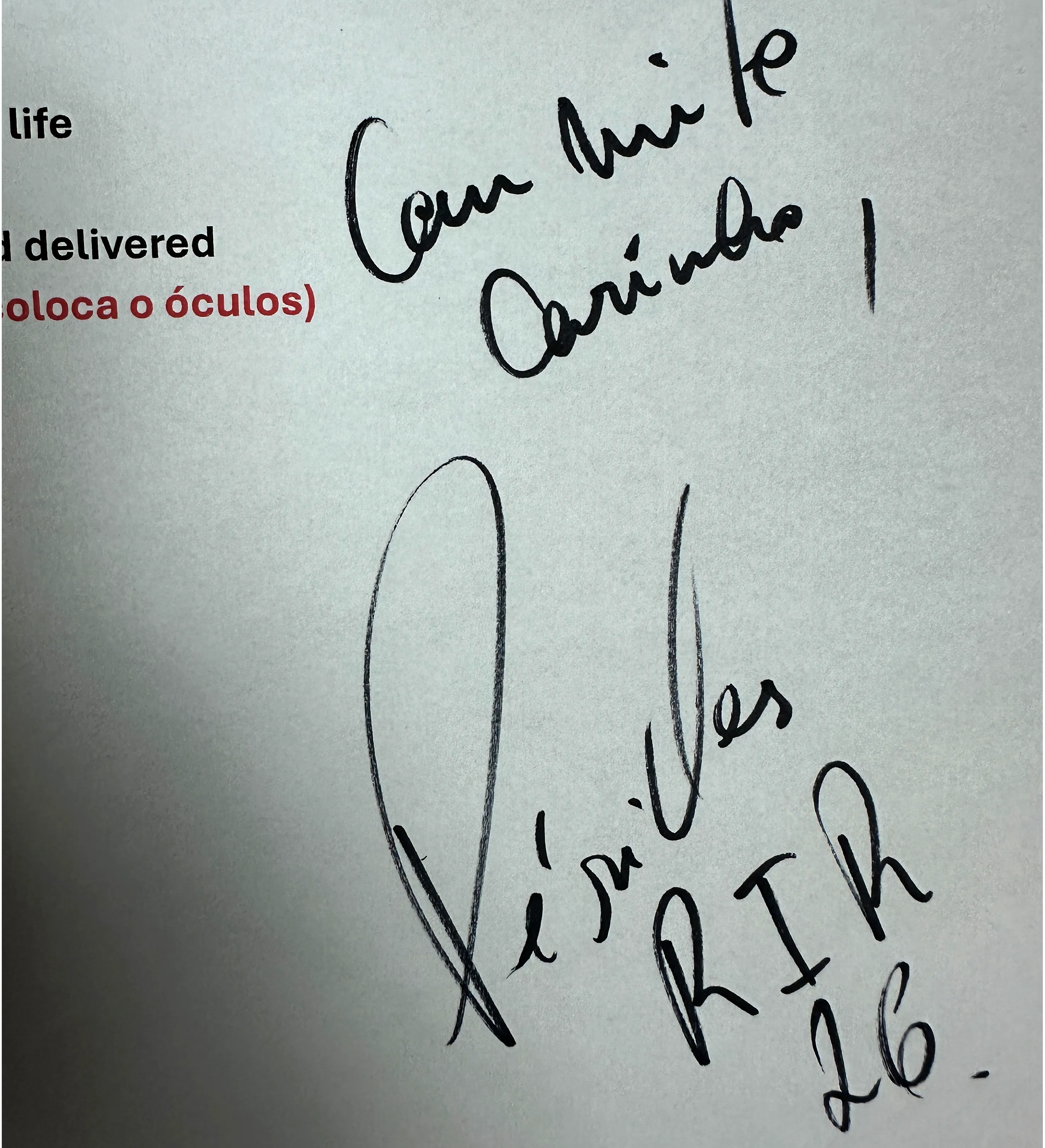 Setlist Autografada Péricles Rock In Rio 2026 Palco Sunset — imagem 2 de 3