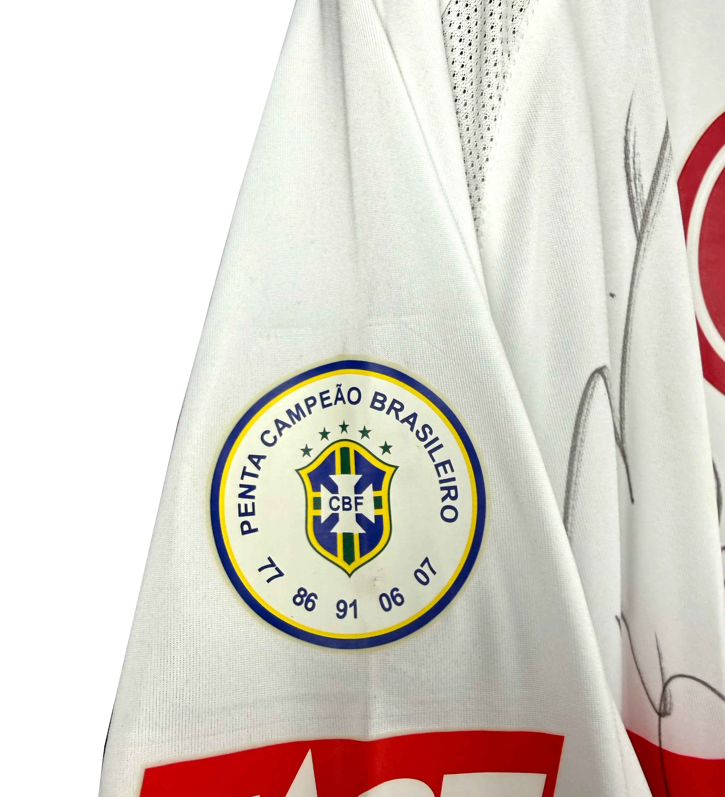 Camisa Autografada São Paulo Cazumba Brasileirão 2008 — imagem 5 de 5