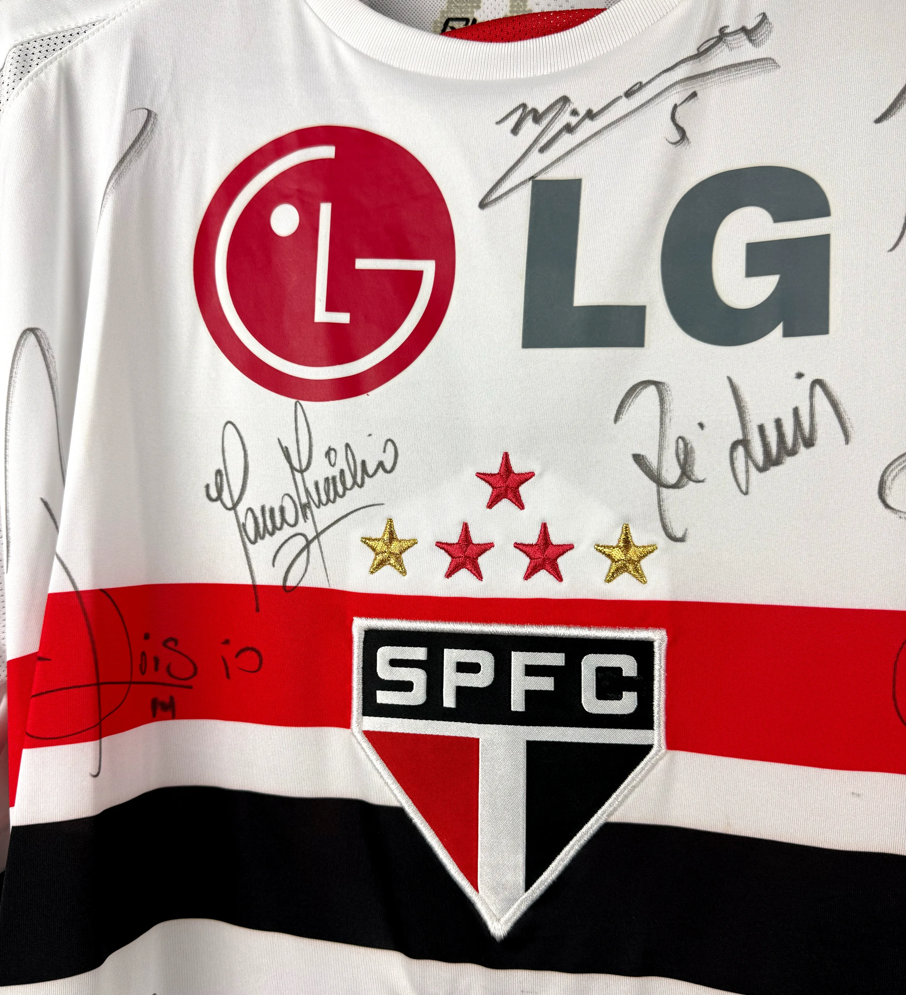 Camisa Autografada São Paulo Cazumba Brasileirão 2008 — imagem 3 de 5