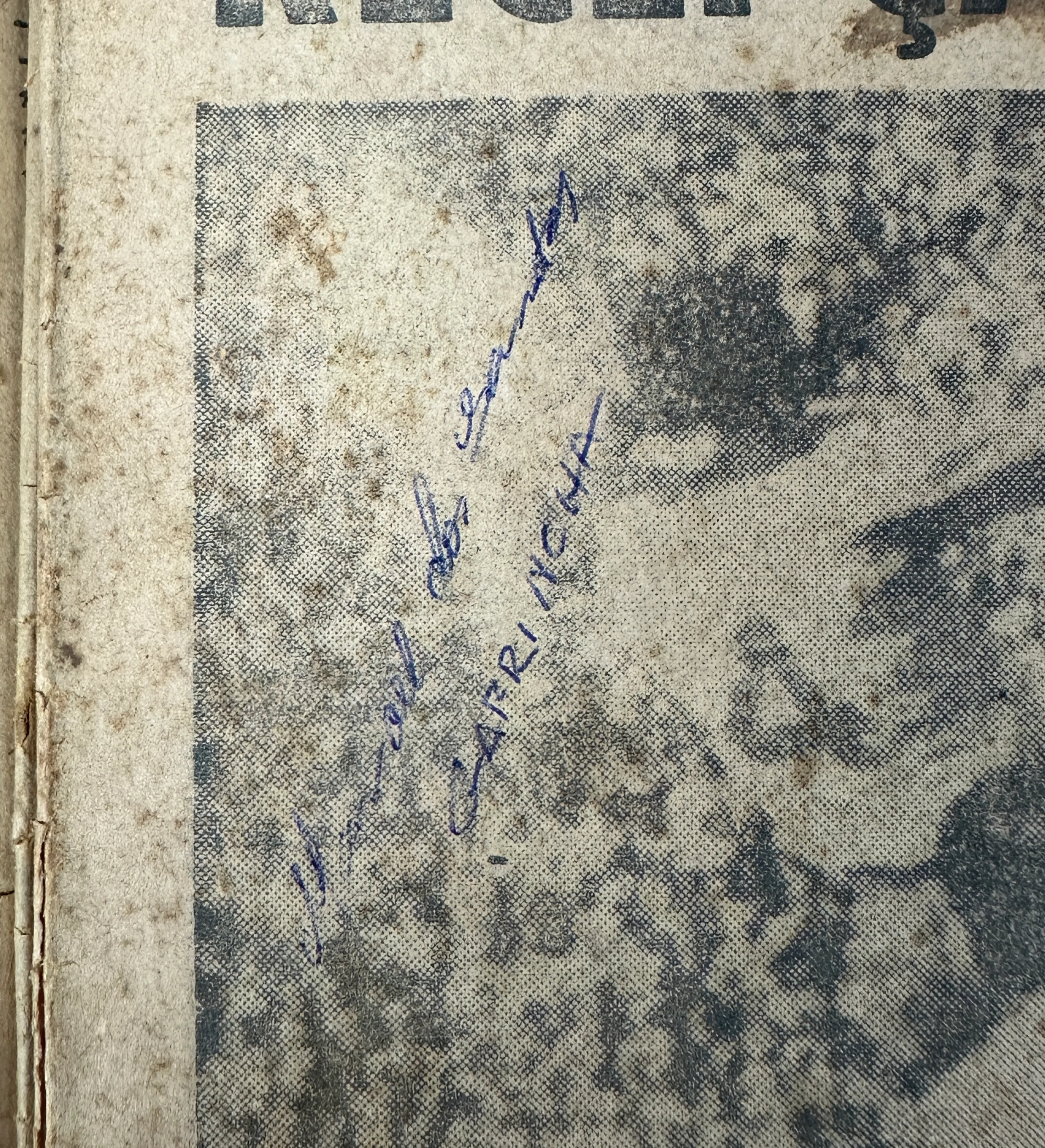 Jornal dos Sports – Original Newspaper – 1962 World Cup – June 18, 1962 – Festive Reception of the Champions – Signed by Garrincha + Original Photo of Brazil’s Round of 16 Match — imagem 4 de 4