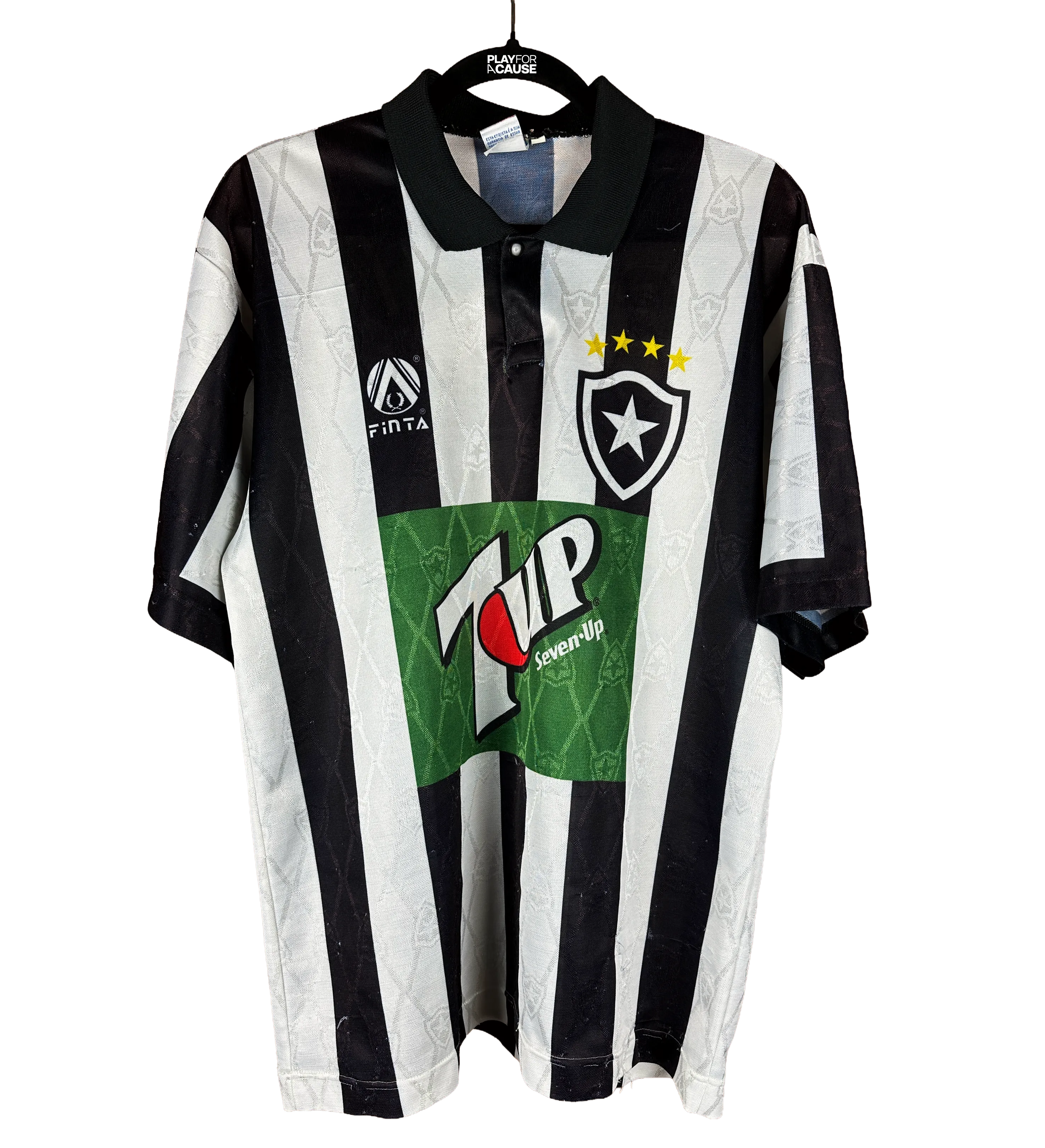 Camisa Botafogo Túlio Maravilha Campeonato Brasileiro 1995 Campeão Brasileiro Autografada pelo Artilheiro — imagem 1 de 3