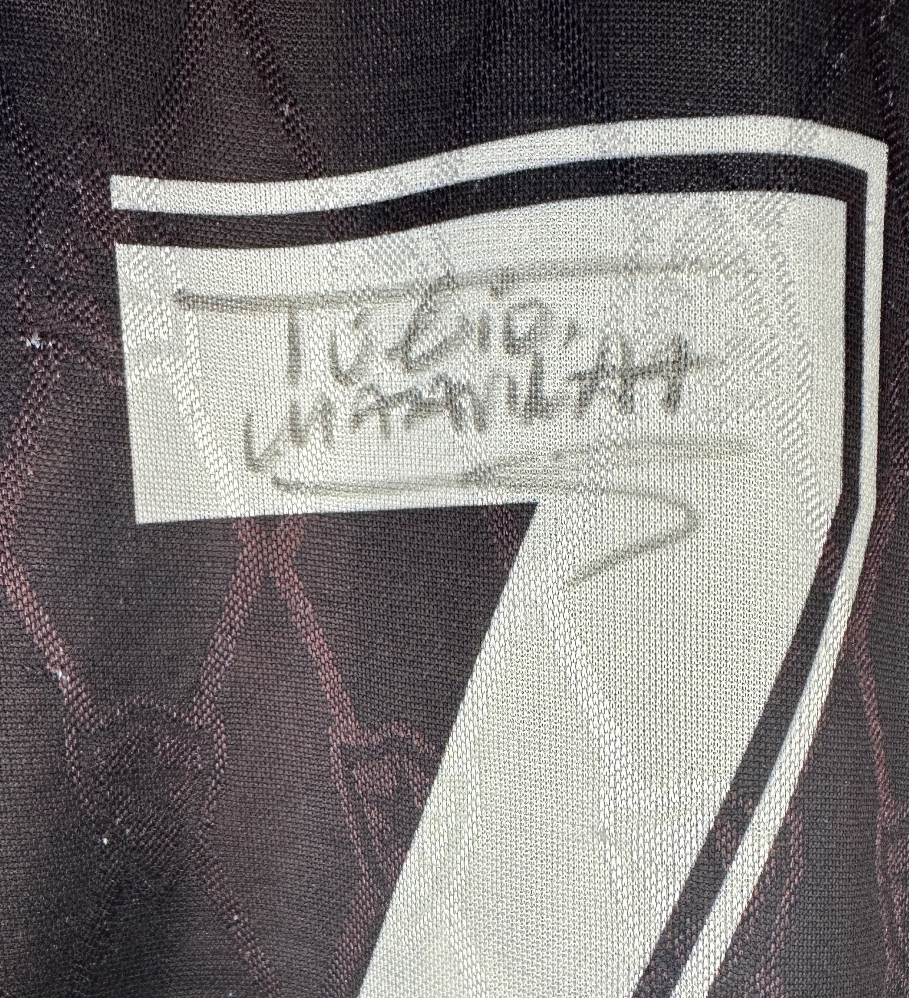 Camisa Botafogo Túlio Maravilha Campeonato Brasileiro 1995 Campeão Brasileiro Autografada pelo Artilheiro — imagem 3 de 3