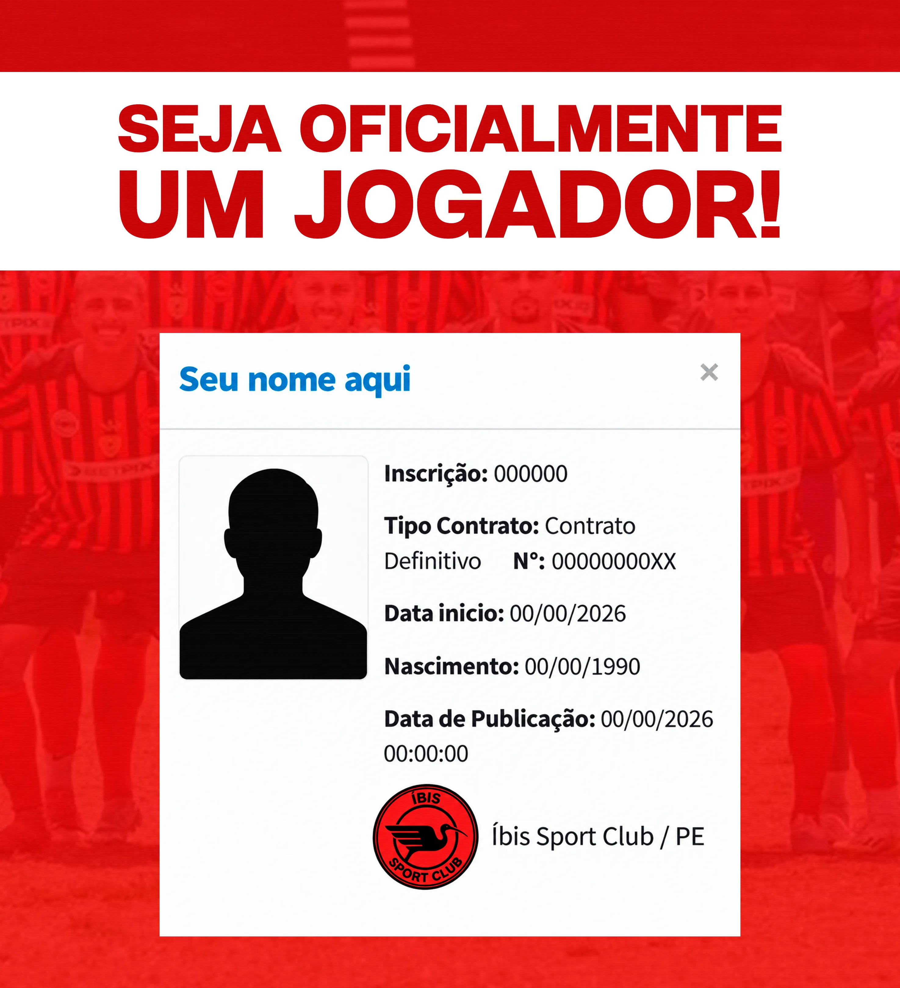 Registration in the BID as an Official Íbis Athlete — imagem 1 de 1