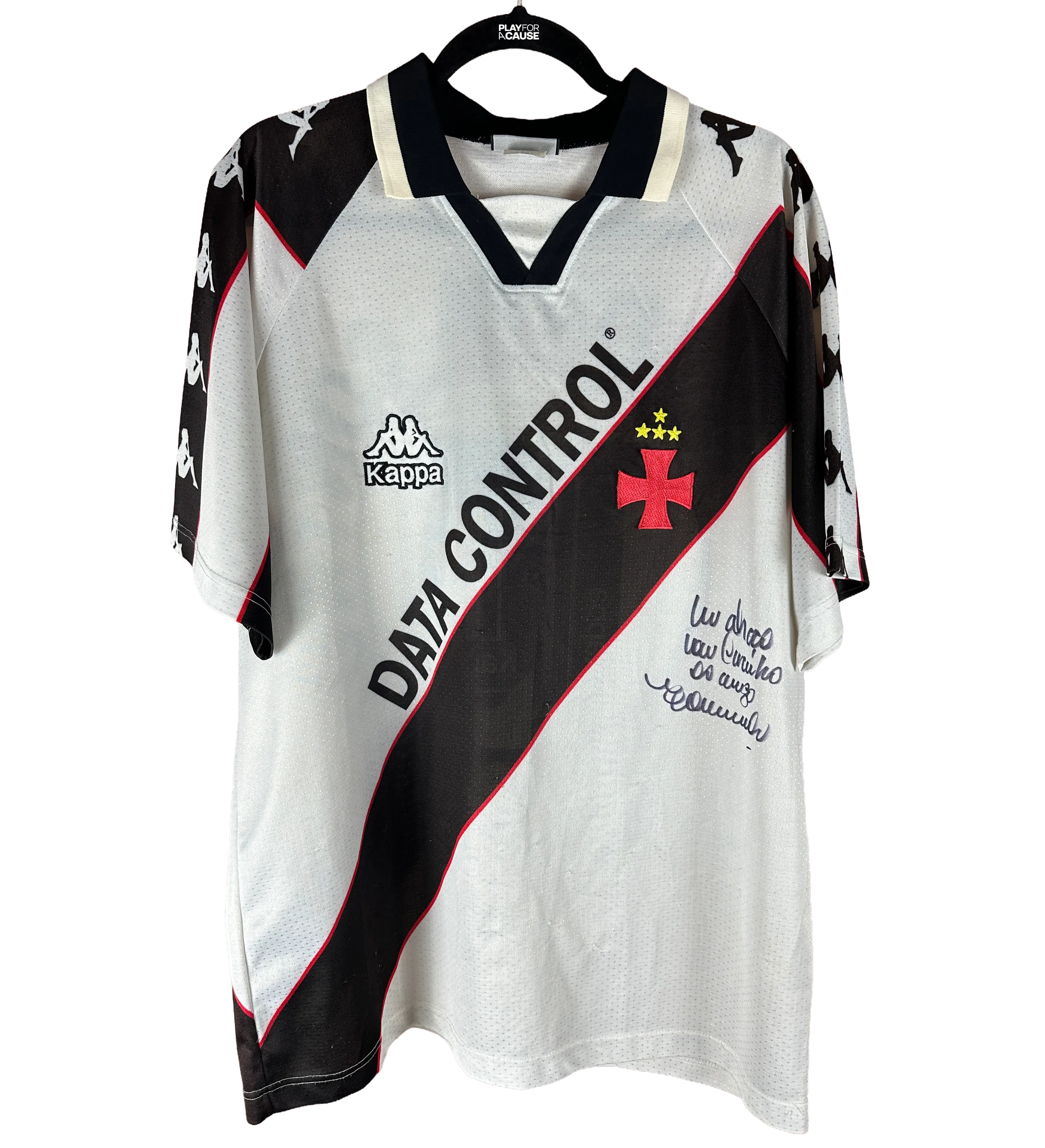 Camiseta del Vasco - Edmundo - Temporada 1996 - Autografiada por el Ídolo — imagem 1 de 4