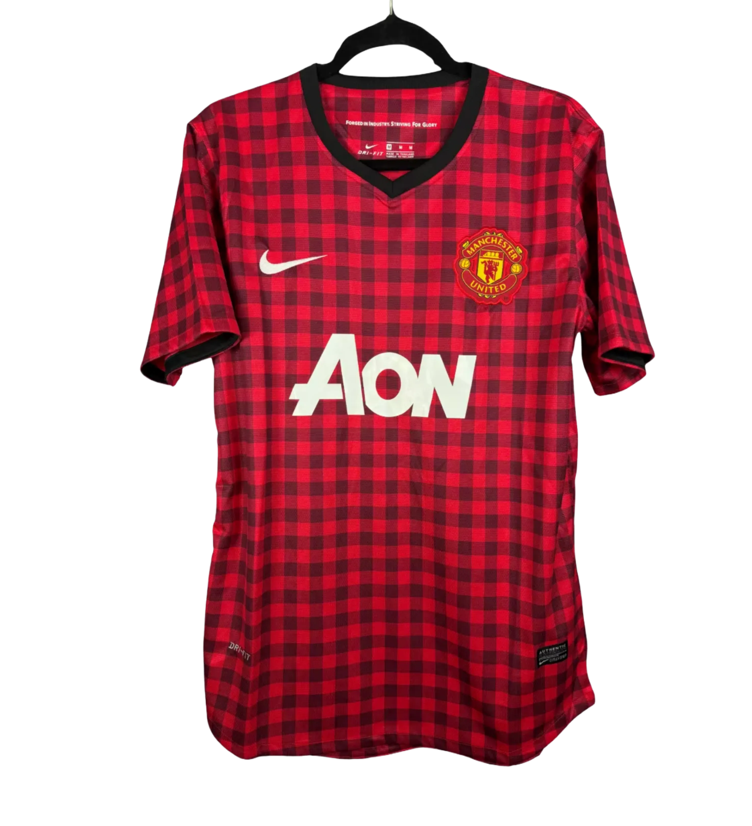 Camiseta Retro del Manchester United – Rooney – Temporada 2012/2013 – Autografada por el Crack – Certificación Internacional Beckett — imagem 1 de 2