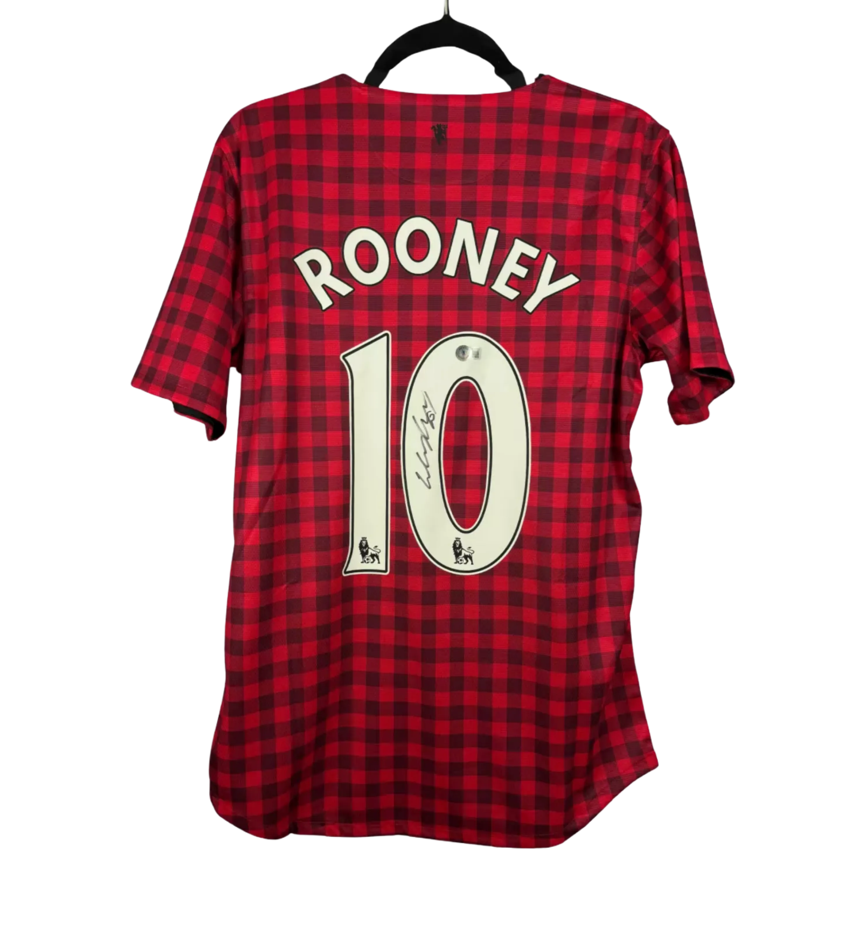 Camiseta Retro del Manchester United – Rooney – Temporada 2012/2013 – Autografada por el Crack – Certificación Internacional Beckett — imagem 2 de 2
