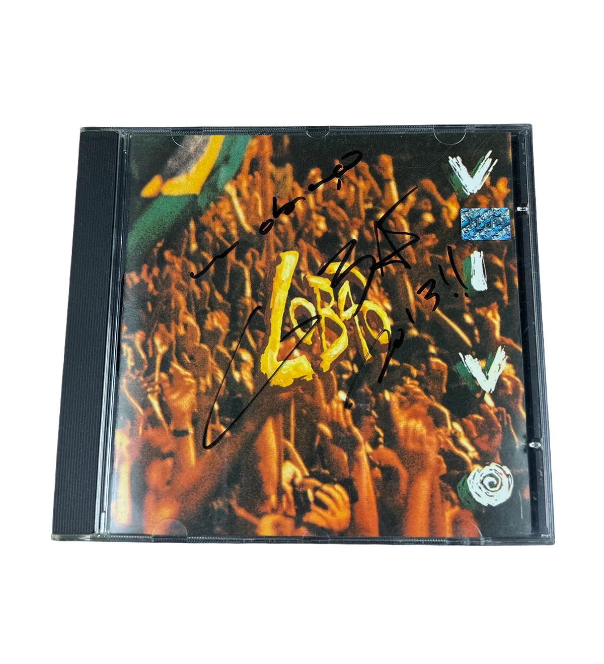 CD Autografado Lobão Vivo 1990 Hollywood Rock — imagem 1 de 4