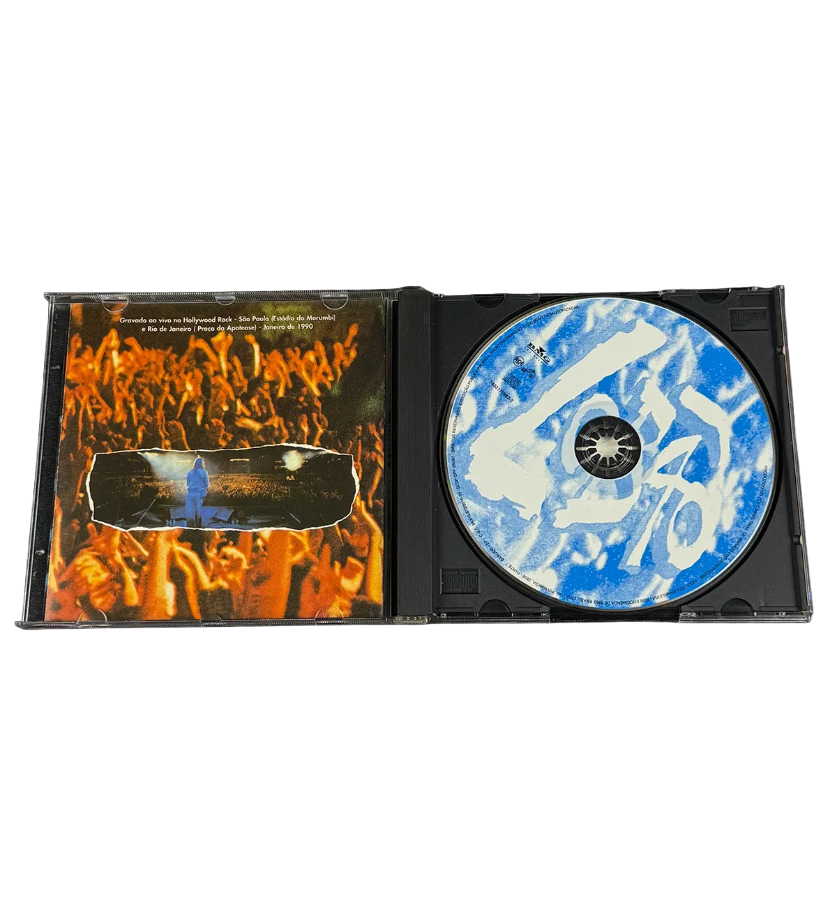 CD Autografado Lobão Vivo 1990 Hollywood Rock — imagem 4 de 4