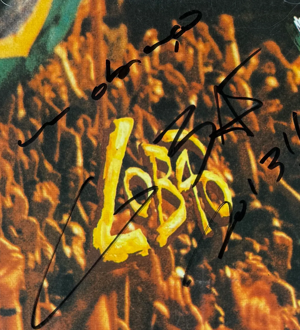 CD Autografado Lobão Vivo 1990 Hollywood Rock — imagem 3 de 4