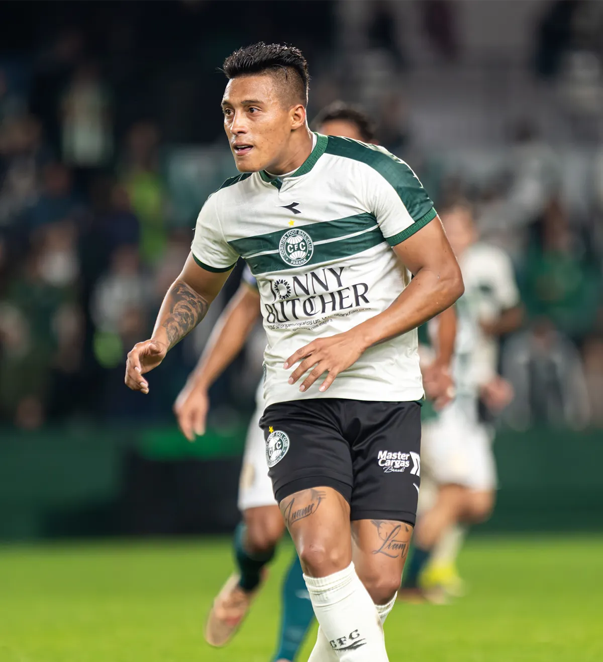 Camisa Coritiba Sebastián Gómez Especial Jonny Butcher CFC 2 x 1 CHA Brasileirão 2026 Usada e Autografada Pelo Jogador  — imagem 2 de 3