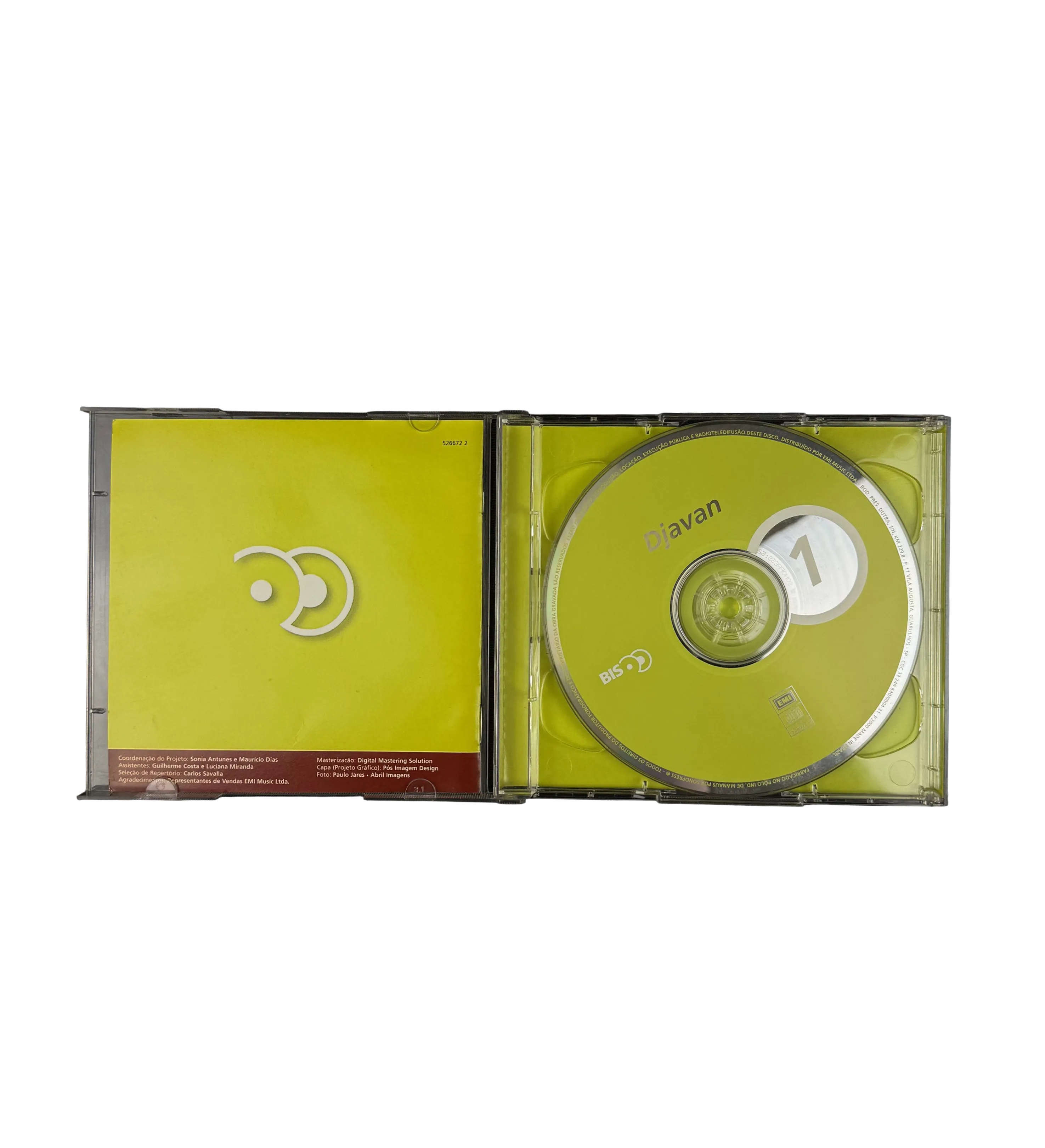 CD Autografado Duplo Djavan 2005 — imagem 3 de 4