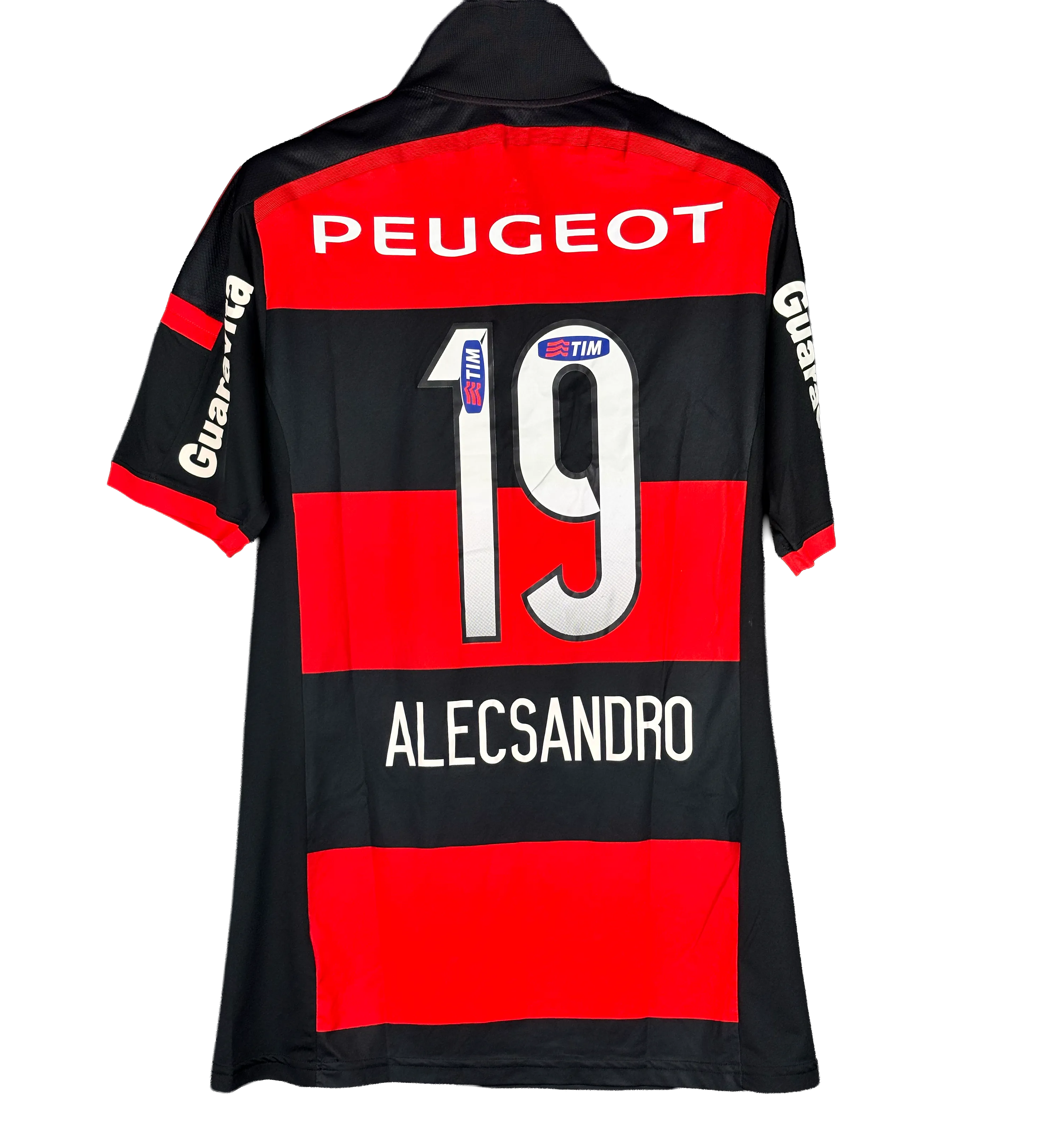 Camiseta del Clube de Regatas do Flamengo – Alecsandro #19 – Campeonato Brasileño 2014 – Preparada para Partido — imagem 2 de 2