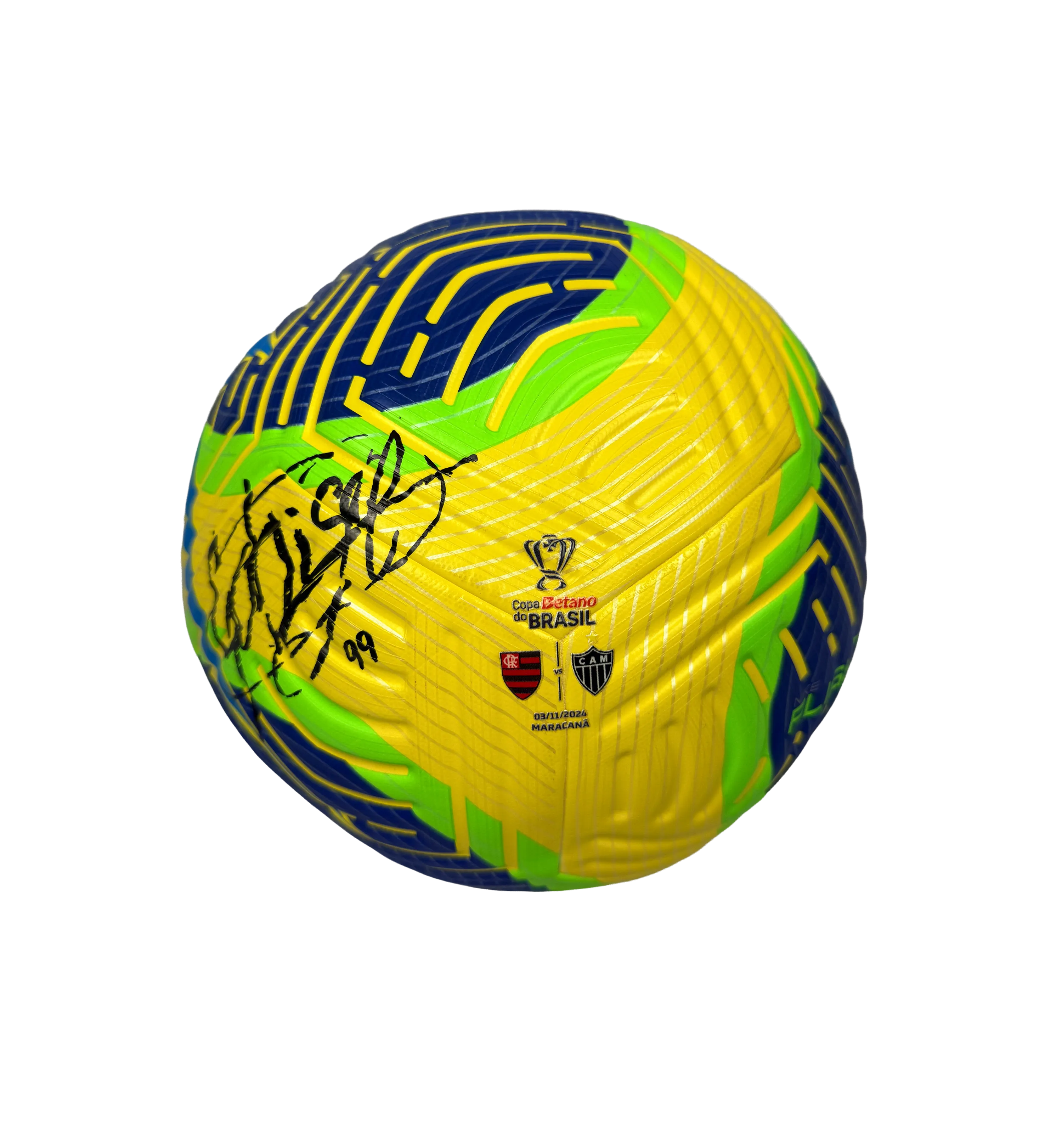 Bola do Jogo de Ida Copa do Brasil 2024 Final Autografada pelo Gabigol — imagem 3 de 3
