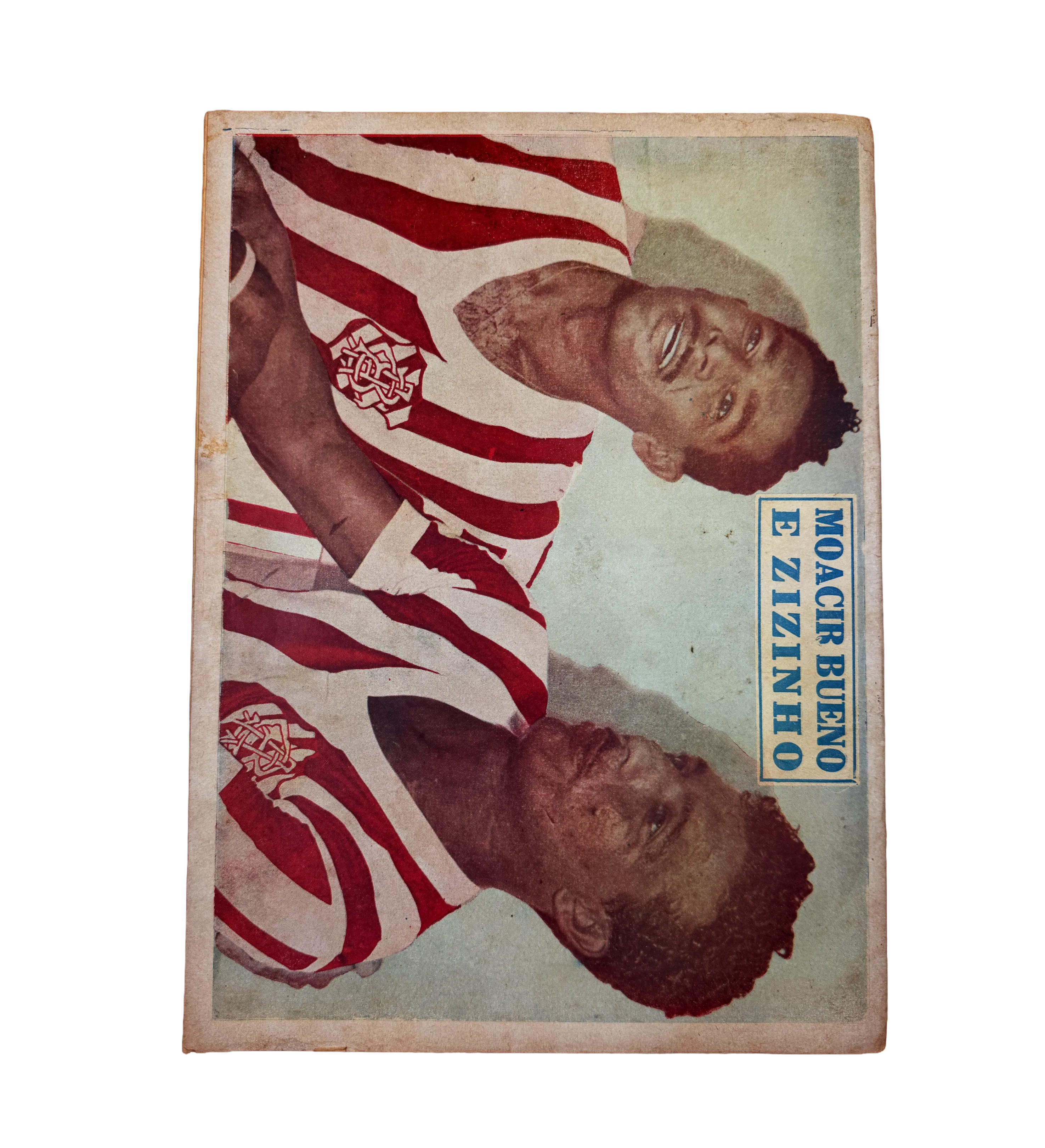 Banderín del Vasco da Gama Campeón de Terra e Mar 1956 Autografado por Barbosa + O Globo Esportivo 1952 — imagem 4 de 5